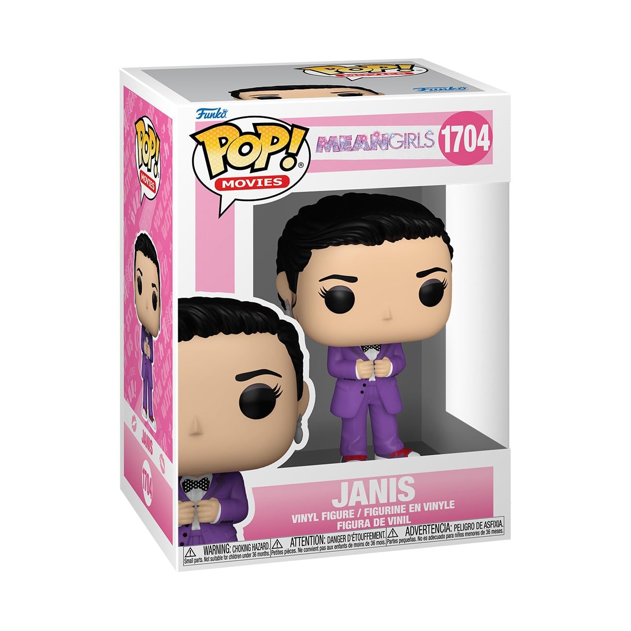 Figuresنسخه وینیلی جانیس از فیلم Mean Girls از مجموعه Funko POP - ایده هدیه - محصول رسمی - برای کودکان و بزرگسالان - طرفداران فیلم - مدل فیگور برای مجمع‌کننده‌ها و نمایشگرها