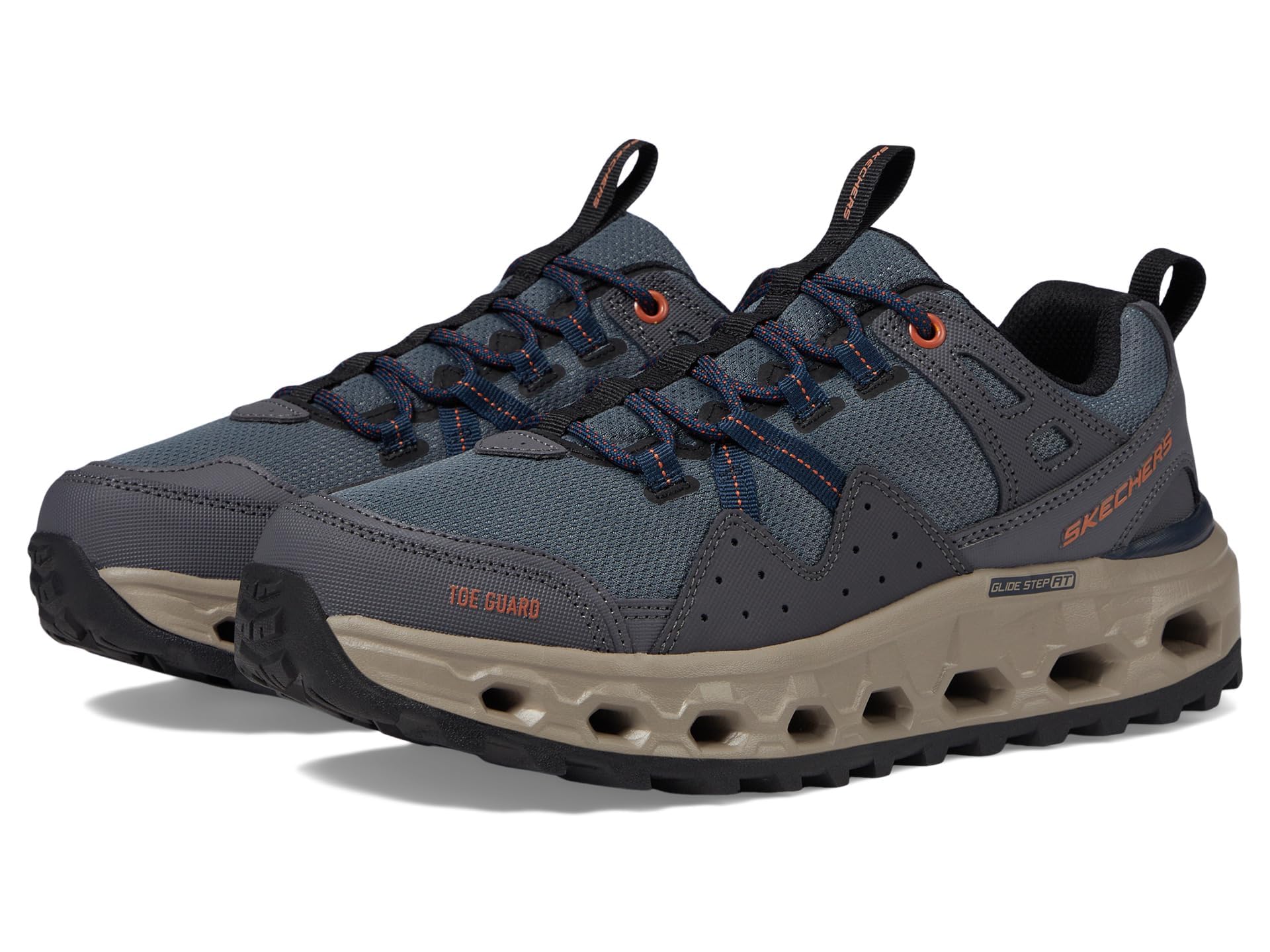 کفش کتانی مردانه Skechers Glide-step AT، سایز 43 اروپا، رنگ خاکستری