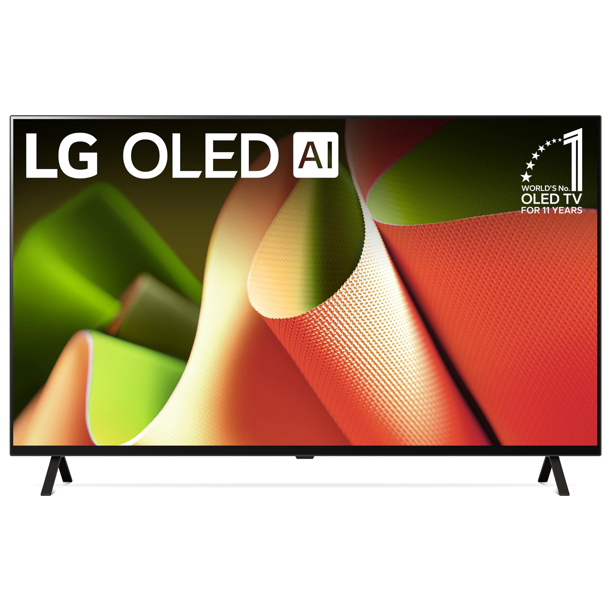 تلویزیون هوشمند 65 اینچ کلاس LG OLED B4 سری با پردازنده 4K صفحه تخت و ریموت جادویی با هوش مصنوعی و Alexa Built-in (OLED65B4PUA، 2024) تنها تلویزیون 65 اینچ