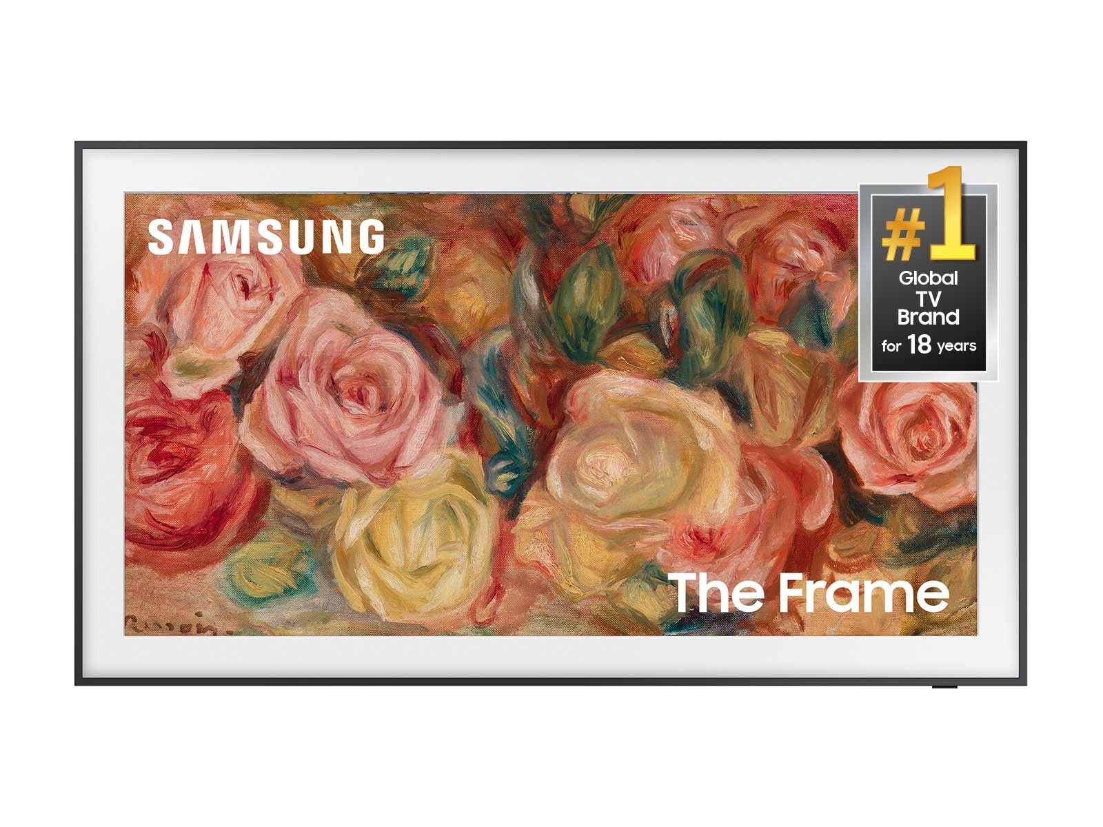 تلویزیون هوشمند SAMSUNG کلاس LS03D Lifestyle The Frame QLED 4K با اندازه 85 اینچ، رنگ مشکی