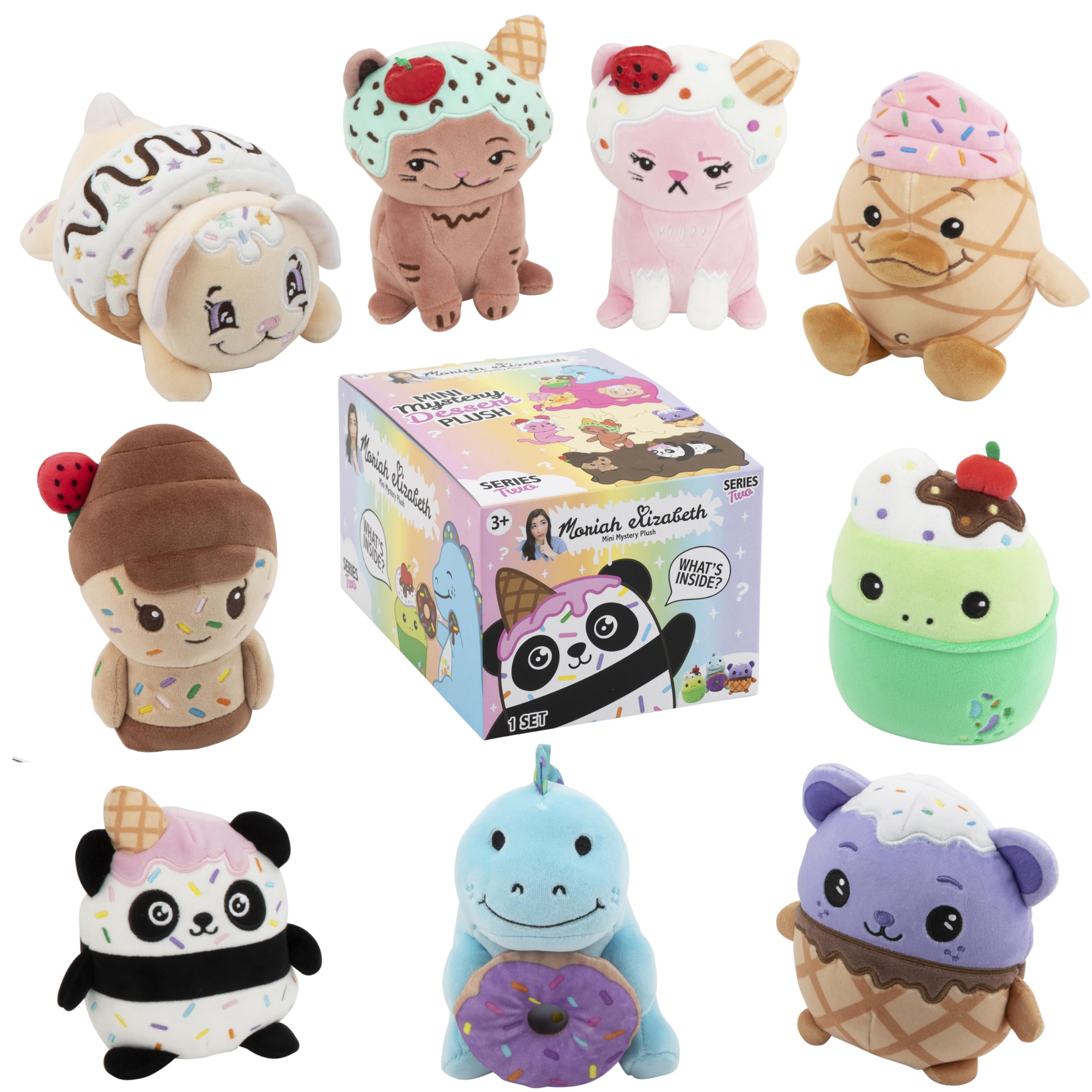 عروسک معمایی کوچک Moriah Elizabeth - سری 2؛ کانال حرفه‌ای یوتیوب کاری، باکس کور، 1 از 9 ممکن، مدرن محصولات رسمی