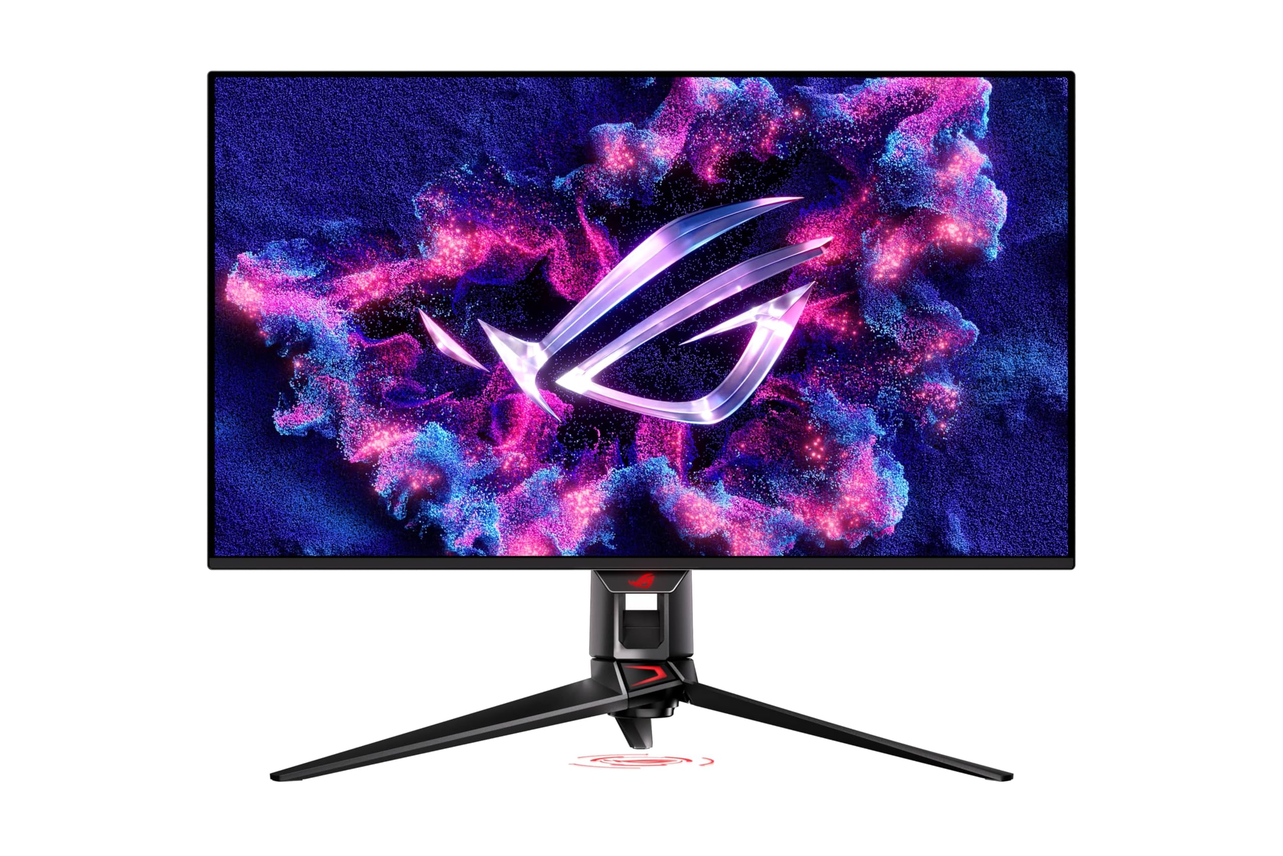مانیتور بازی ASUS ROG Swift OLED PG32UCDM - پنل 4K QD-OLED 31.5 اینچی، 240Hz، 0.03 میلی‌ثانیه (GTG)، سازگار با G-SYNC، سینک حرارتی سفارشی، فیلم گرافن، روشنایی یکنواخت، 99٪ DCI-P3، True 10-bit، Type-C 90 وات