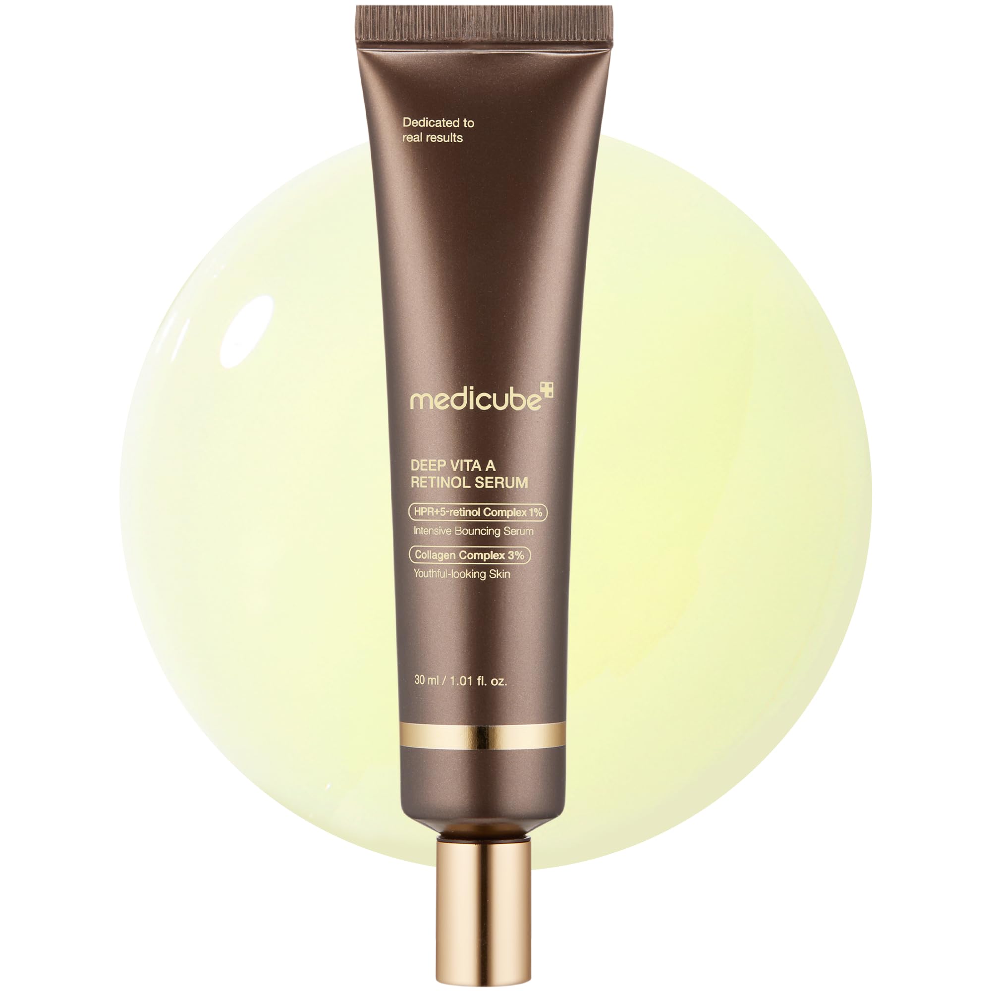 سرم صورت Medicube Deep Reviving Bakuchiol Retinol - ضد پیری چهارمین نسل رتینول و باکوچیول - برای خطوط ریز، تنوع رنگ پوست، جای جوش‌های آشفته - مراقبت از پوست کره ای، کم‌تنوع، ۱.۰۱ اونس
