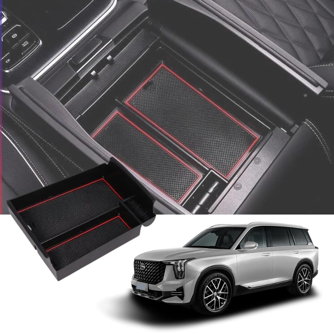 مرکز خودروسازی TRX برای GAC GS8 2023 2024 | ظرف مرکزی انبار کننده بار GAC | لوازم جانبی GAC 2024