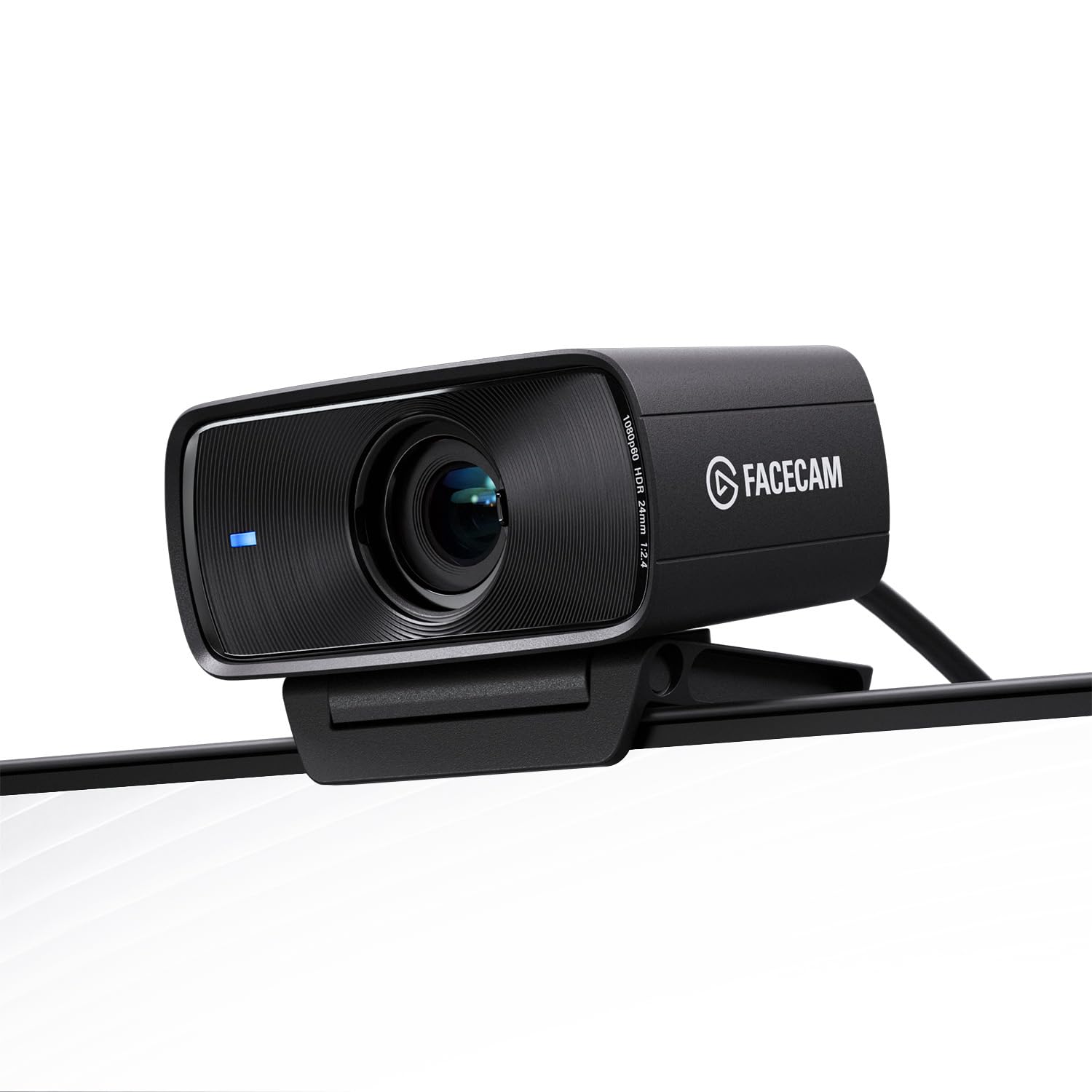 الگاتو Facecam MK.2 - وبکم Full HD 1080p60 ، استریم با تأخیر بسیار پایین ، عملکرد حداقل نور حرفه‌ای ، رنگ‌های زنده ، کنترل از طریق اپلیکیشن به سبک دوربین‌های دیجیتال حرفه‌ای ، HDR و افکت‌های سینمایی ، برای Zoom/Teams ، سازگار با PC/Mac Facecam MK.2 Facecam MK.2