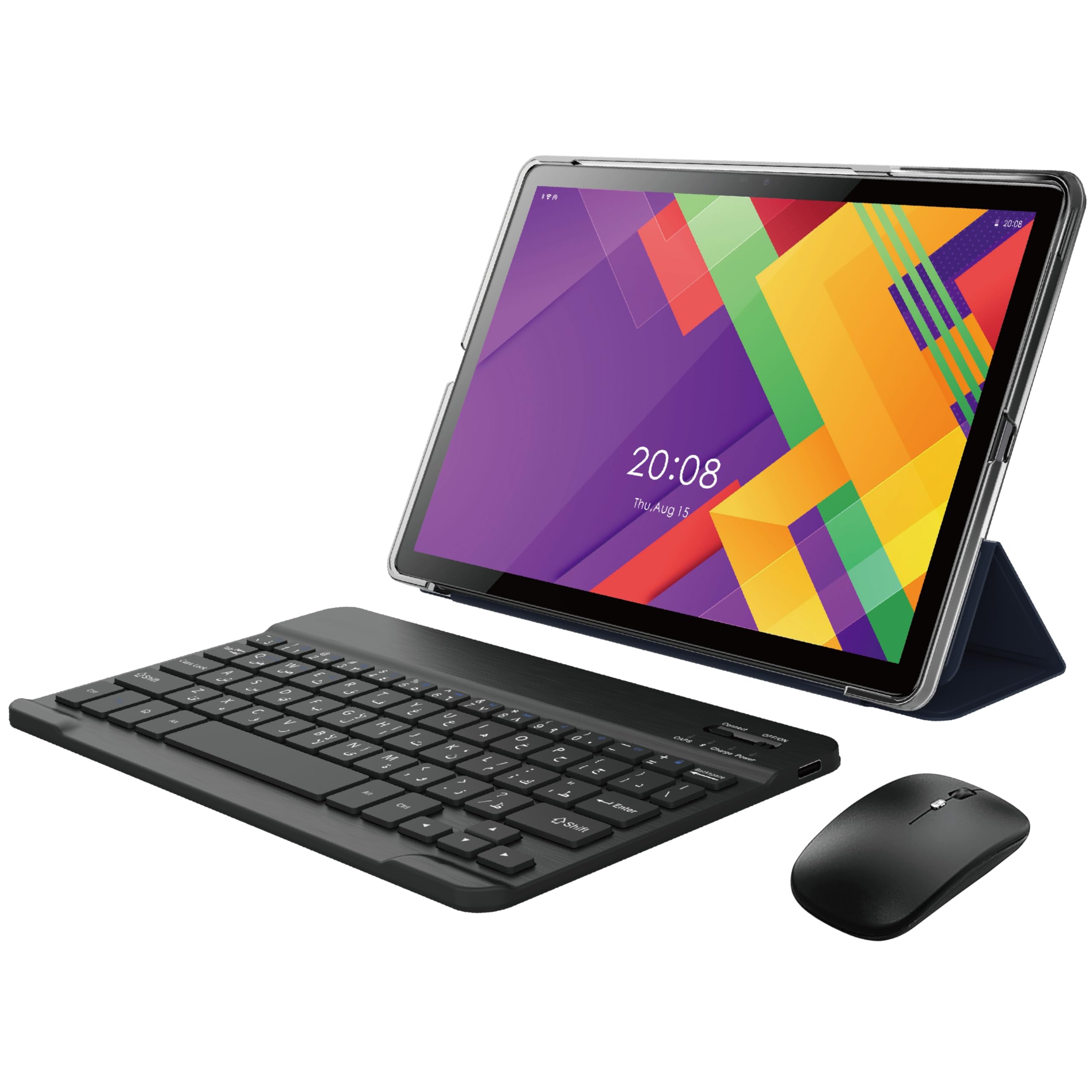 تبلت Oteeto TAB 11 Pro با صفحه نمایش 10.1 اینچی IPS LCD، ۸ گیگابایت رم + ۵۱۲ گیگابایت حافظه داخلی، شبکه 5G، باتری 6000 میلی آمپر، دوربین جلو 8 مگاپیکسل + دوربین عقب 13 مگاپیکسل، پردازنده هشت هسته‌ای ۱.۳ گیگاهرتز، اندروید ۱۳، همراه با صفحه کلید، قلم لمسی و ماوس (رنگ خاکستری)