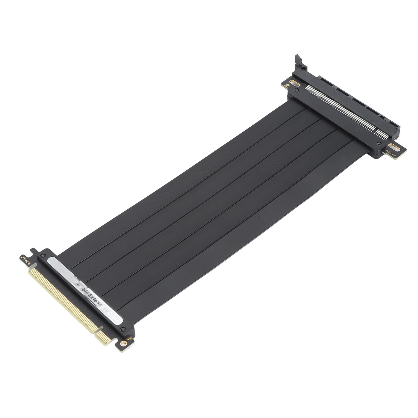 کابل تمدید PCI E 4.0 16x برای کارت گرافیک، کابل تمدید 16x با پورت گسترش سرعت بالا 180 درجه EMI، برای کارت‌های گرافیک. (300mm)