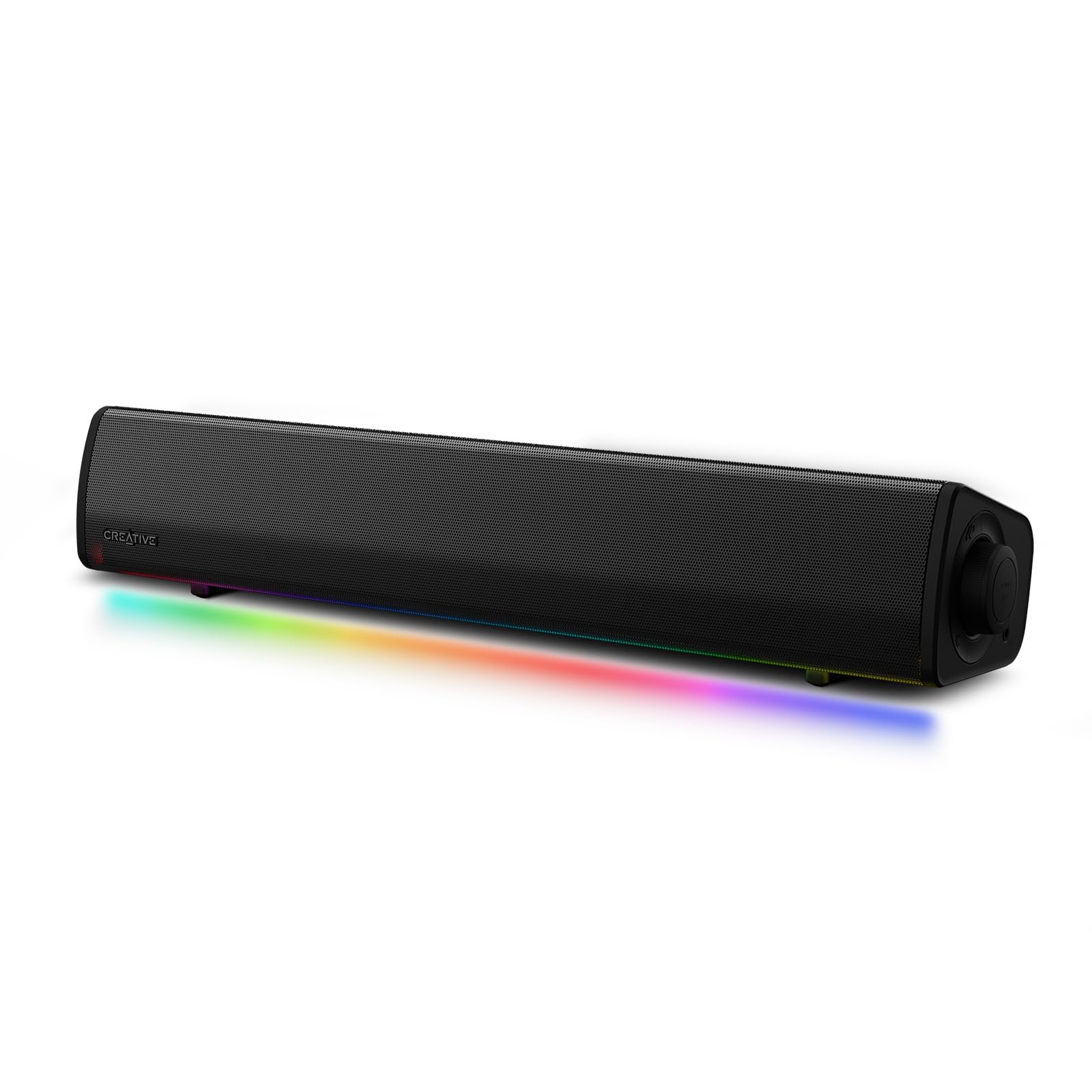 نوار صدای بازی کوچک Creative Sound Blaster GS3 با فناوری RGB و SuperWide، با تغذیه USB، بلوتوث 5.4، خروجی هدفون، برای کامپیوتر و مک