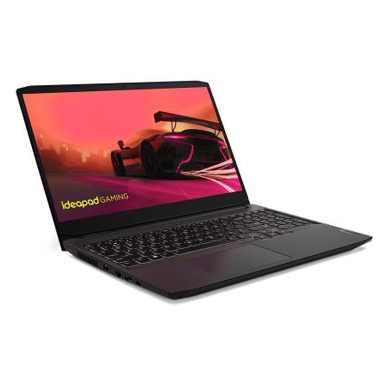 لپ تاپ LENOVO IdeaPad Gaming 3 15ACH6 با صفحه نمایش 15.6 اینچی FHD ، پردازنده AMD Ryzen 5-5500H ، 8 گیگابایت رم ، 512 گیگابایت حافظه داخلی SSD ، کارت گرافیک 4 گیگابایتی NVIDIA GeForce RTX 2050 ، صفحه کلید انگلیسی-عربی ، رنگ مشکی سایه ای