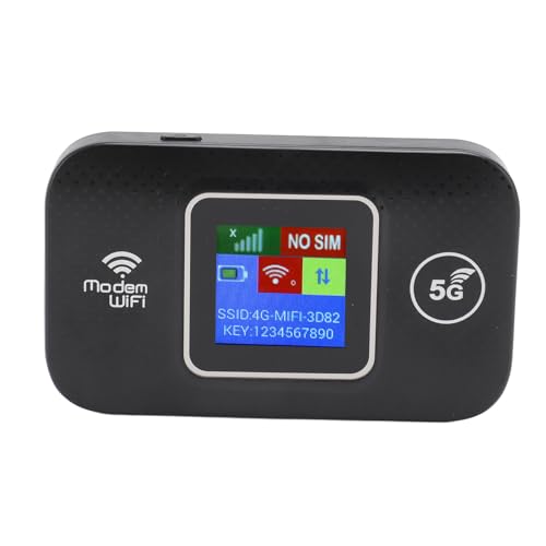 دستگاه هات‌اسپات تلفن همراه 4G LTE، روتر WiFi سفری قابل حمل با شکاف کارت SIM، روتر بی‌سیم قفل‌باز هات‌اسپات، روتر اینترنت صفحه رنگی برای خانه، دفتر کار و سفر
