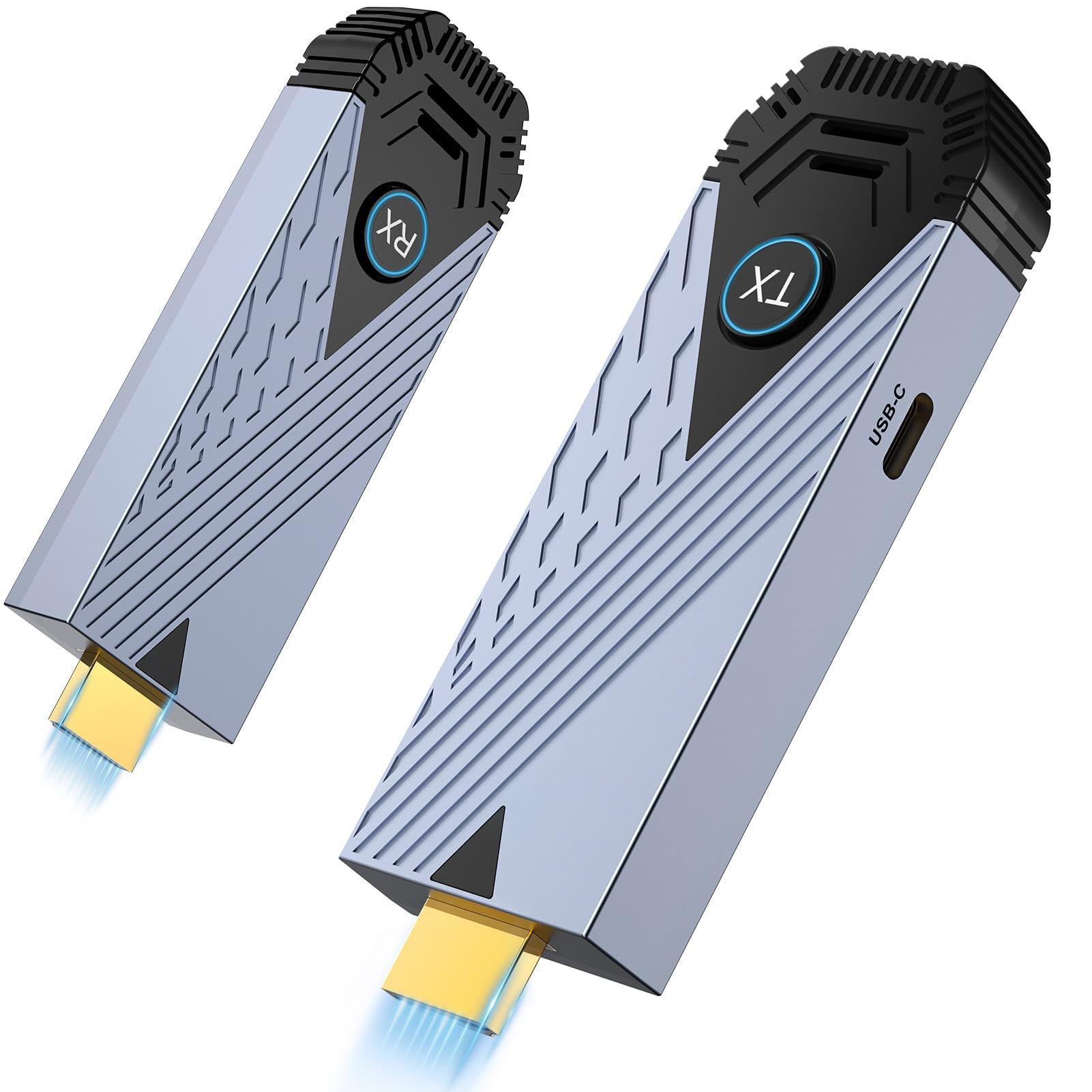 مبدل وایرلس HDMI و گیرنده PFUTURE با وضوح 1080P@60Hz، آداپتور تقویت‌کننده HDMI بی‌سیم 2.4/5 گیگاهرتز. از دوربین، دوربین عکاسی دیجیتال، کامپیوتر شخصی یا لپ‌تاپ به صورت بی‌سیم به تلویزیون/پروژکتور/مانیتور پخش کنید. بدون دردسر، بدون کابل‌ها