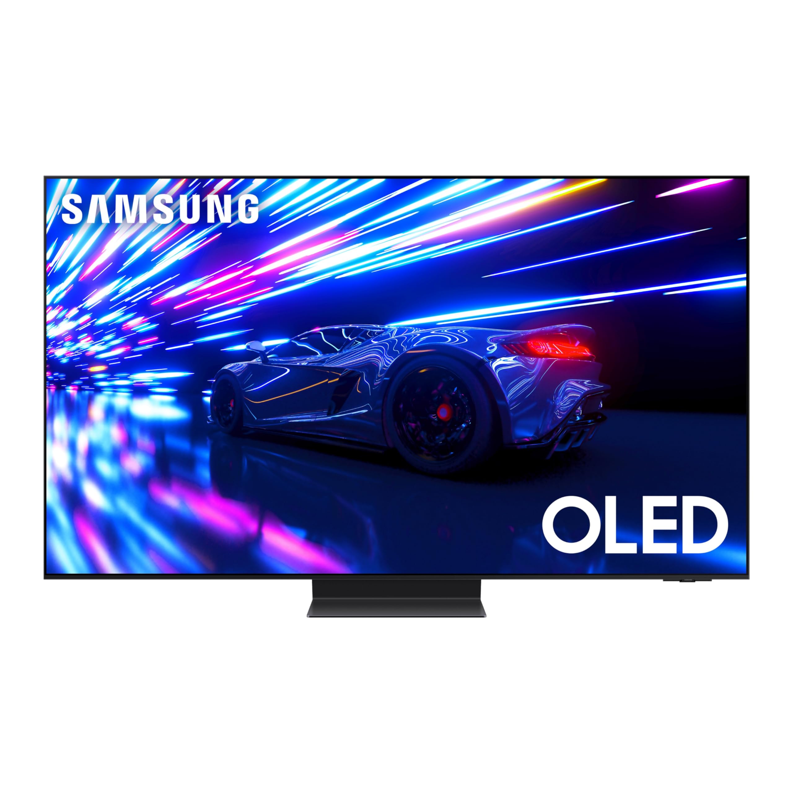تلویزیون هوشمند سامسونگ کلاس OLED ۵۵ اینچ مجدد ۴K سری S95D با HDR Pro، Dolby Atmos، Object Tracking Sound+، Motion Xcelerator، Real Depth Enhancer، AI Upscaling