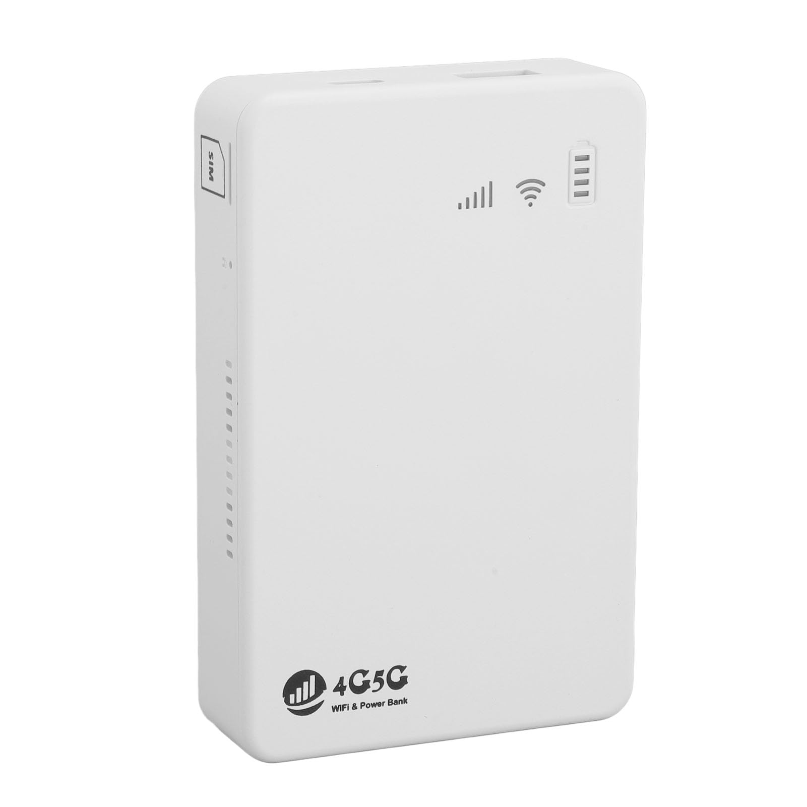 روتر WiFi قفل‌شده Luqeeg 4G LTE، سرعت 300 مگابیت بر ثانیه با قابلیت درج سیم‌کارت، پشتیبانی از ۱۰ دستگاه، باتری 10,000 میلی‌آمپر ساعت، هات‌اسپات 5G، قابل حمل و سبک، برای سفر، کسب و کار و استفاده به صورت فضای باز