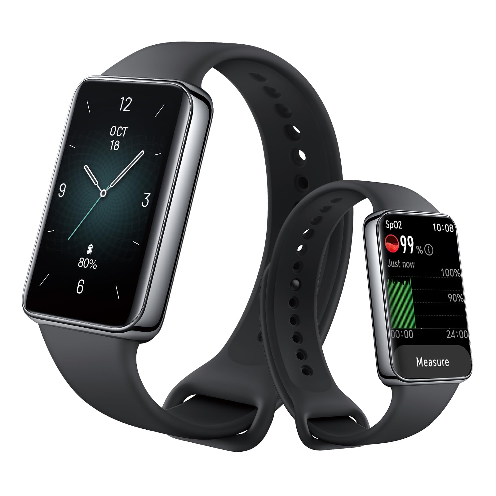 نوار هوشمند HONOR Band 9، ردیاب تناسب اندام 1.57 اینچ، SpO2، ضربان قلب، بیش از 96 حالت ورزشی، ضد آب 5ATM، 14 روز استندبای، سازگار با اندروید و آی‌او‌اس، رنگ مشکی