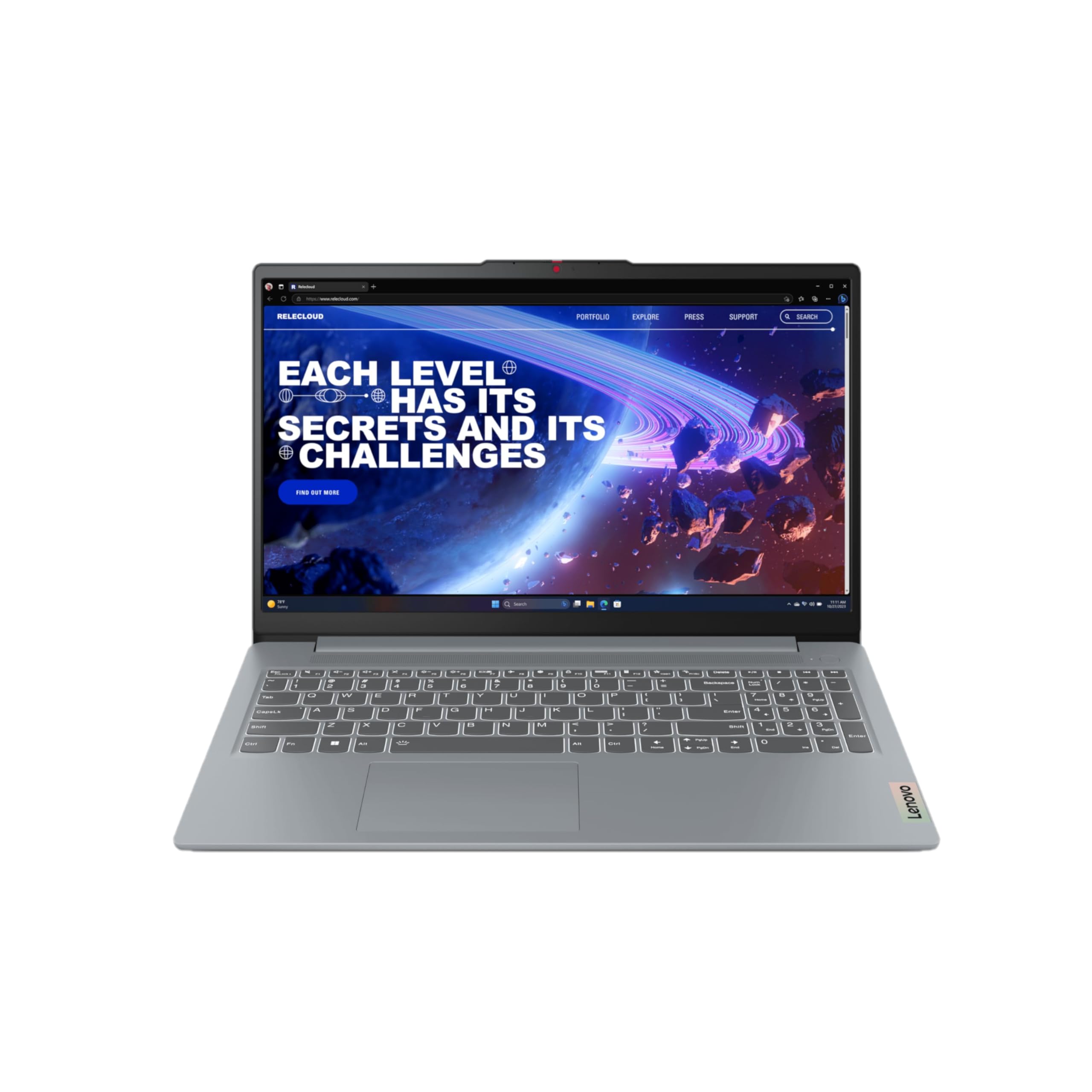 لنوو آیدیاپد اسلیم 3i، نمایشگر 15.3 اینچی FHD، Intel Core i5-13420H، 16GB RAM، 512GB SSD، 1920x1080 پیکسل، ویندوز 11، رنگ خاکستری لونا، صفحه کلید با نور پس‌زمینه (گارانتی یکساله خدمات مرکز خدمات) 15.6 اینچی