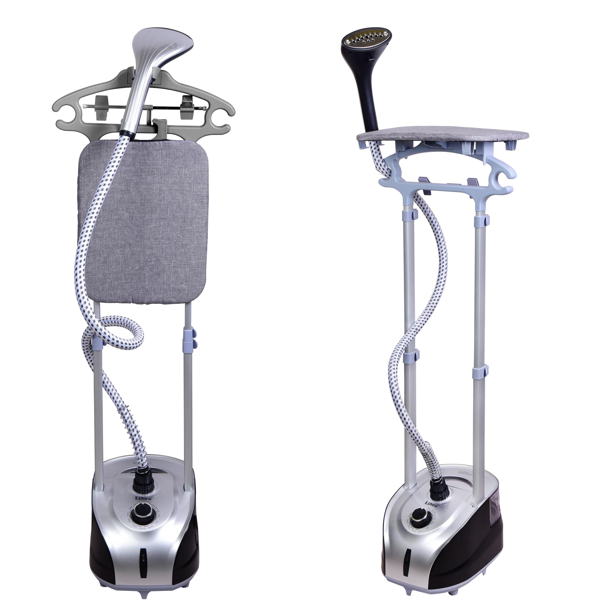 Libra Standing Garment Steamer Iron for Clothes | 1950 Watts Standing Garment Steamer 20 Sec Rapid Heat Technology | Stainless steel Steam Nozzle | 2 Litre Water Tank(White)