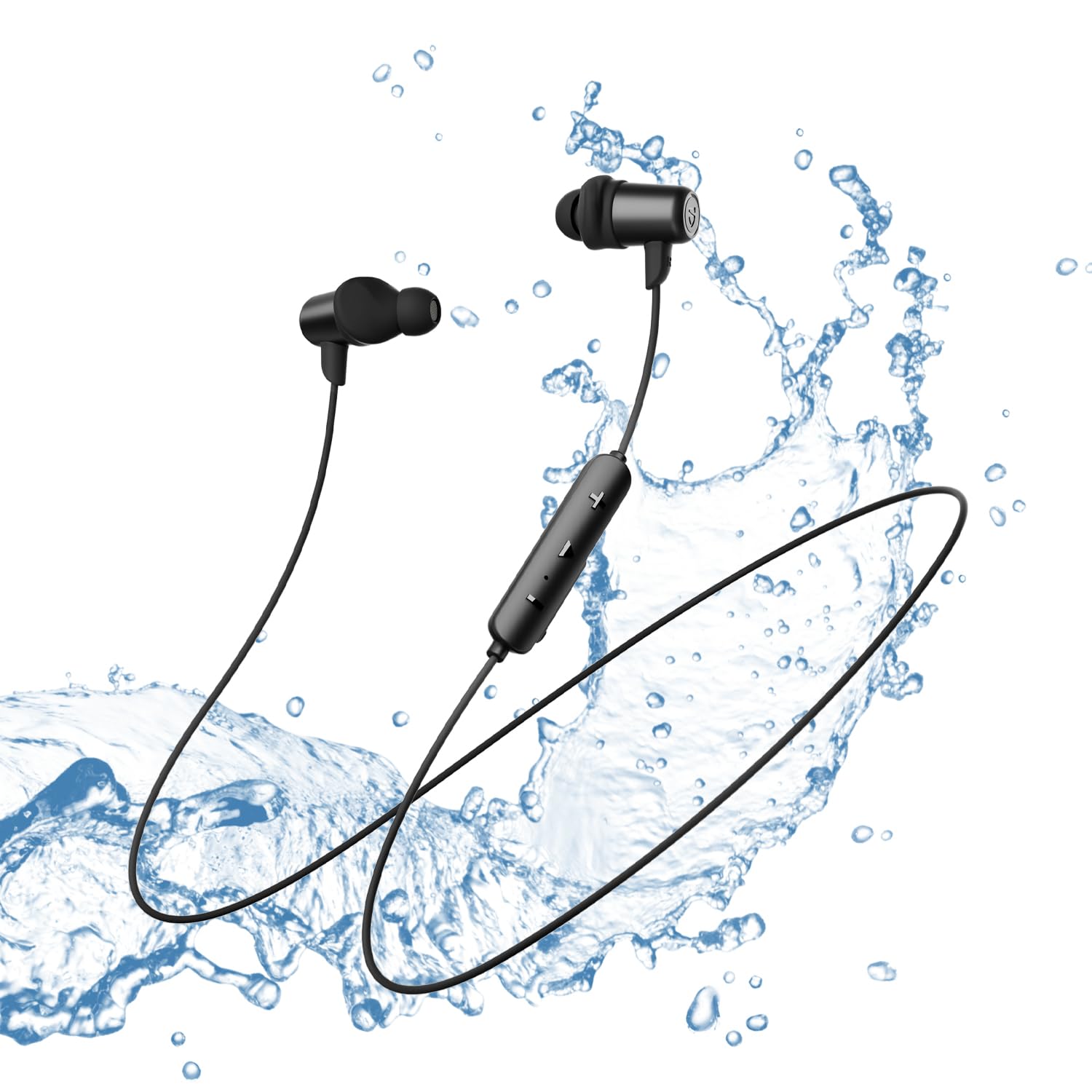 هدفون گردنی SoundPEATS، هدفون Q35 HD+ بلوتوث 5.2 گردنبندی با پایداری بالا و راحتی، 17 ساعت استفاده بی سیم، اسپیکر دوگانه با مغناطیس قوی، هدفون ضدآب IPX5 برای ورزش، پورت Type-C، نرم‌افزار اختصاصی، مدل QCC3040 سیاه