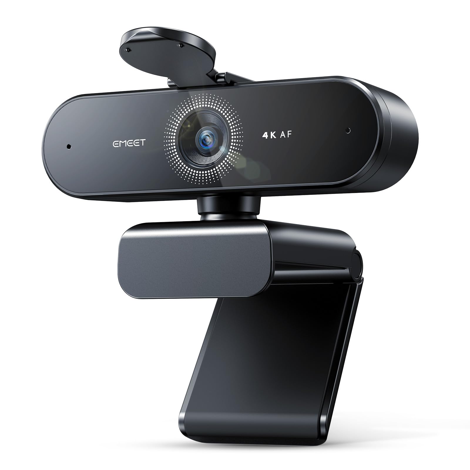 دوربین وب EMEET NOVA 4K برای کامپیوتر - Ultra 4K HD، PDAF خودکار فوکوس، دو میکروفون لغو نویز، 73 درجه دید، اصلاح نور خودکار، پلاگ اند پلی USB، پوشش حریم خصوصی، ایده‌آل برای جلسات تجاری پیشرفته و پخش زنده 4K با PDAF سریع و خودکار فوکوس 2 میکروفن