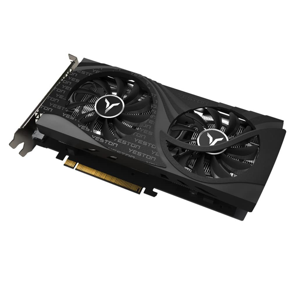 Pepisky RTX3050-8G D6 GA نمایش‌گر بازی گرافیکی 8G حافظه D6 با پهنای باند 128 بیتی حافظه GDDR6 2 پره‌خنک‌کننده با اندازه بزرگ پلیت فلزی پشتی DP * 3 پورت HD