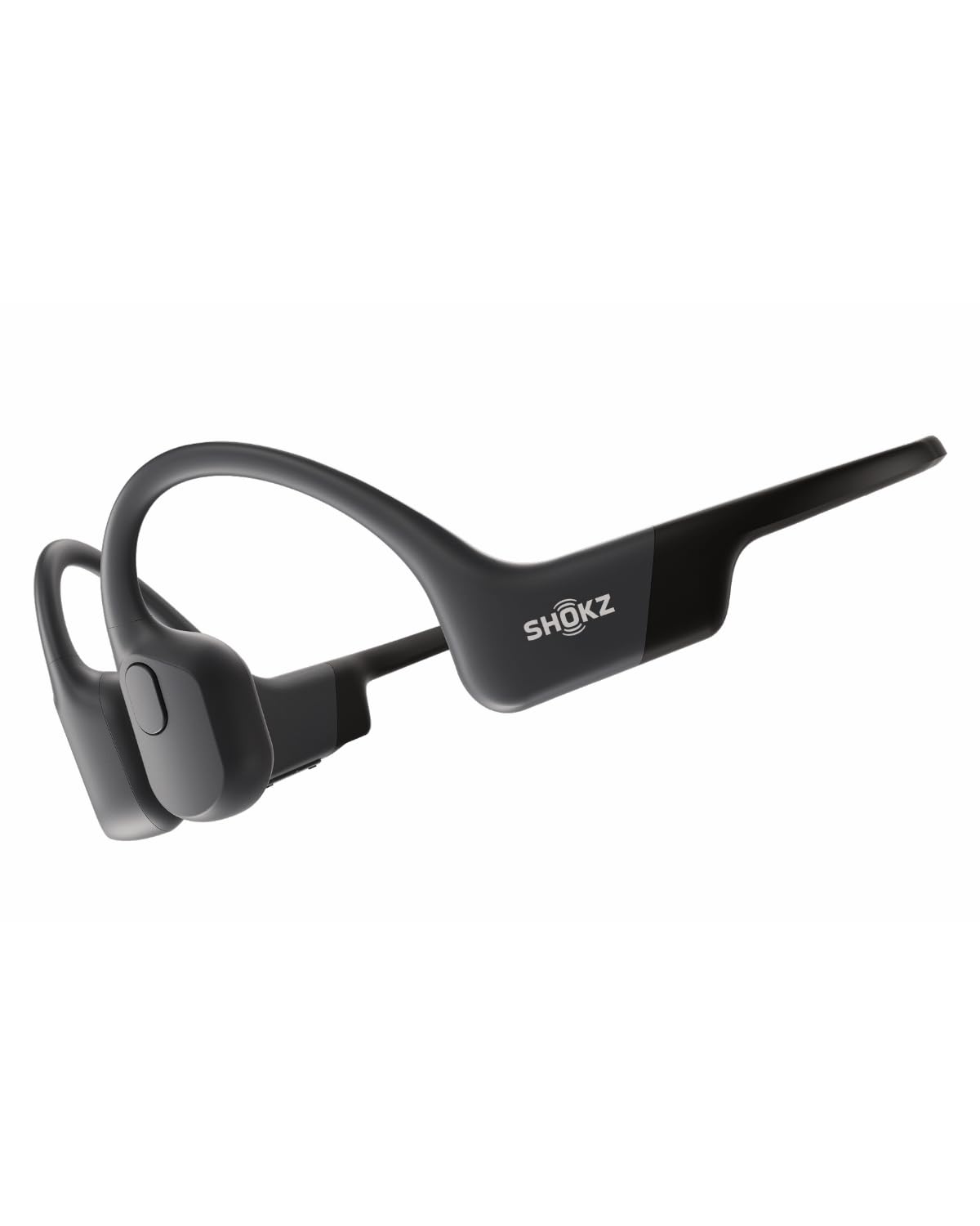 هدفون استخوانی SHOKZ OpenRun ، هدفون های بلوتوث بی‌سیم با میکروفون، مقاوم در برابر آب IP67 برای دویدن و ورزش، زمان پخش ۸ ساعته،  USB-C - سیاه، بند سری ورزشی