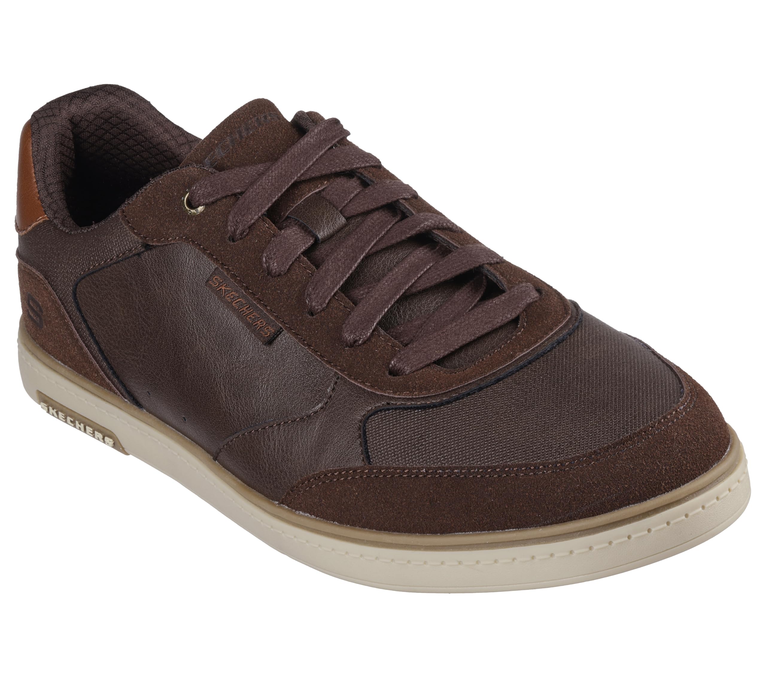 کفش مردانه Skechers USA مدل Haney Oxford، سایز 43 (EU)، رنگ قهوه‌ای