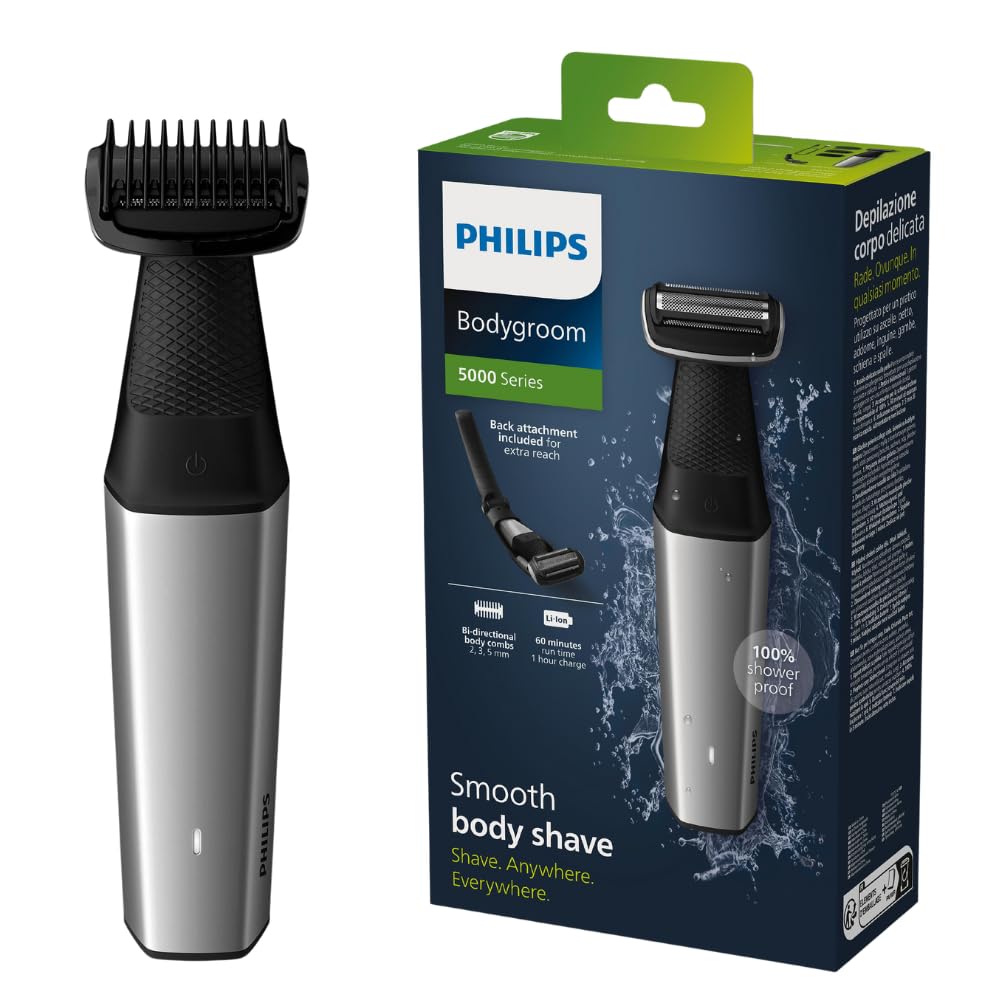 سری بدنسازی Philips 5000، پیوسته عقب، ضد آب، لیتیوم یون، زمان استفاده 60 دقیقه، مدل BG5021/15