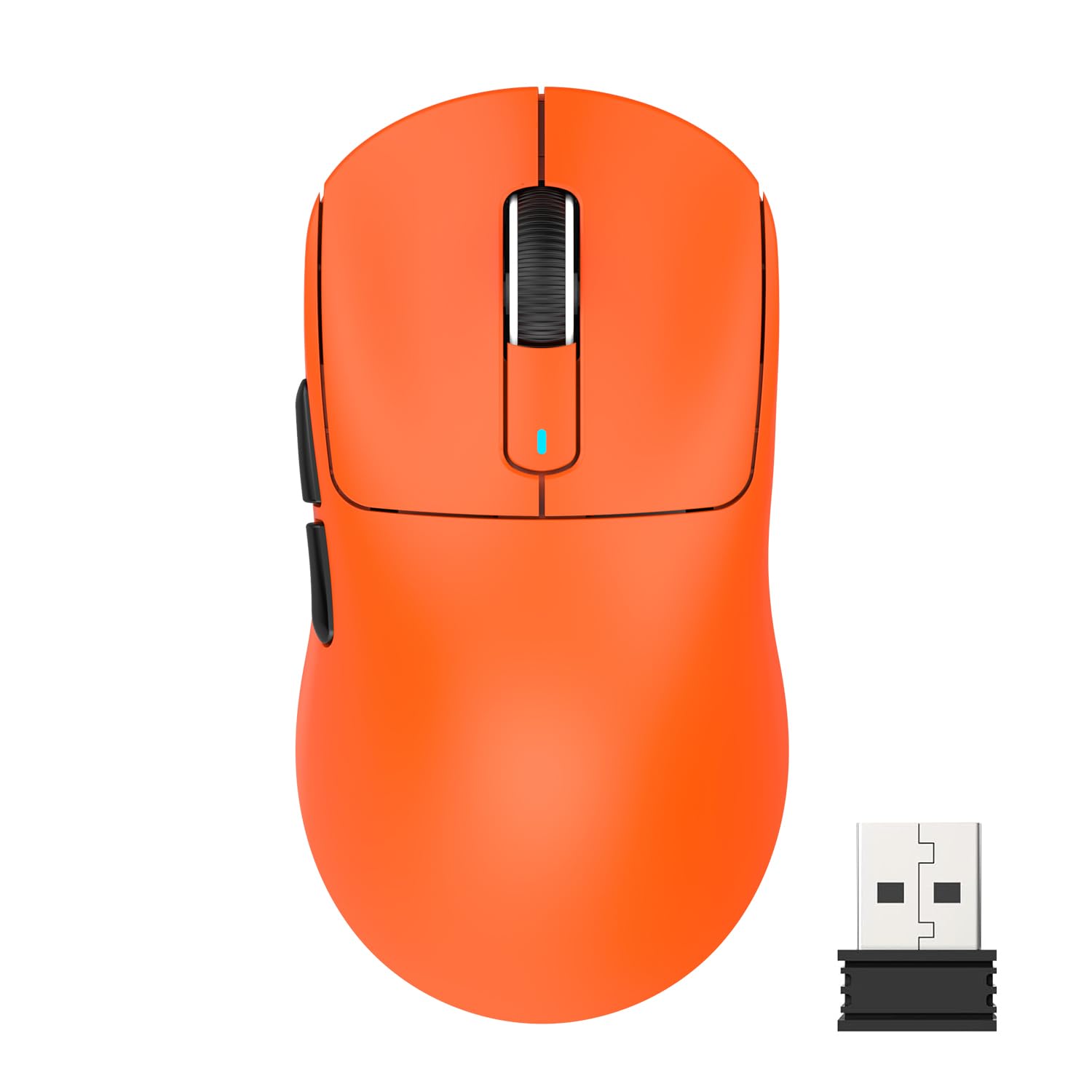 ماوس بازی بی‌سیم سبک ATTACK SHARK X3 با سه حالت 2.4G/USB-C Wired/Bluetooth، تا 26K DPI، سنسور نوری PAW3395، سوئیچ Kailh GM8.0، 5 دکمه قابل برنامه‌ریزی برای کامپیوتر/ویندوز/مک (نارنجی)