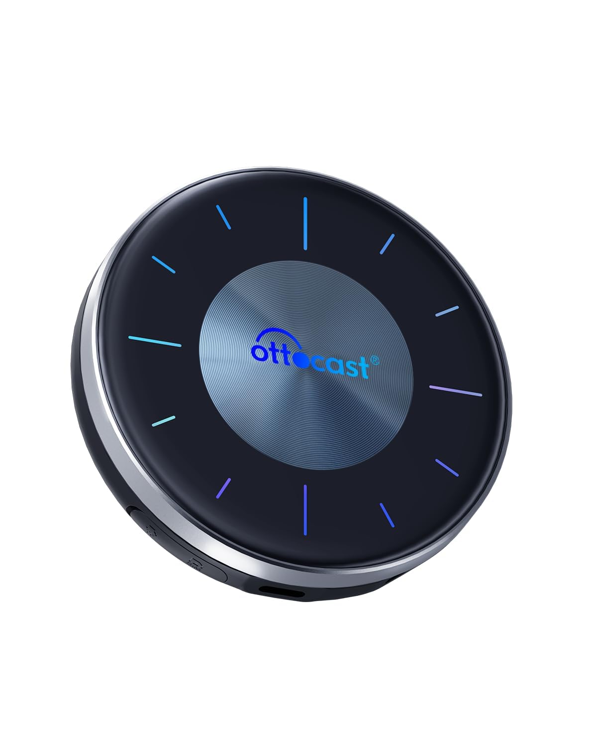 OTTOCAST P3 OttoAiBox - جعبه OttoAi - 2024 اندروید 12 CarPlay، آداپتور بی‌سیم CarPlay و اندروید اتومبیل، 8 گیگابایت + 128 گیگابایت، خروجی HDMI، سیستم موقعیت‌یابی جهانی (GPS)، مشاهده ویدیو YouTube، Netflix، TikTok و غیره