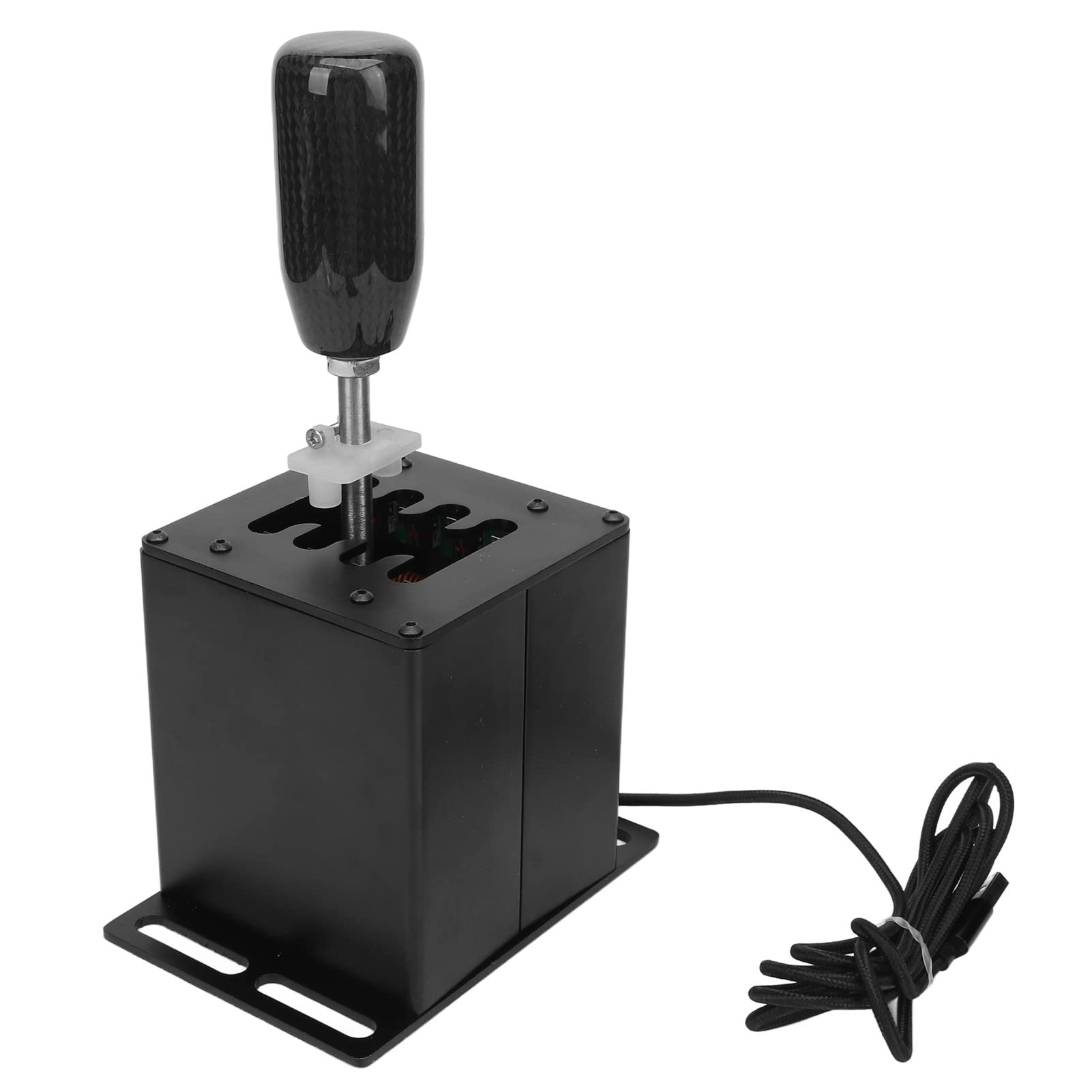 شبیه‌ساز USB یونیر شیفتر، شیفتر گیر 7 سرعته ریسینگ با بازی‌ها، با دسته کربن فایبر، برای فرمان G29 G27 G25 G920 T300RS GT