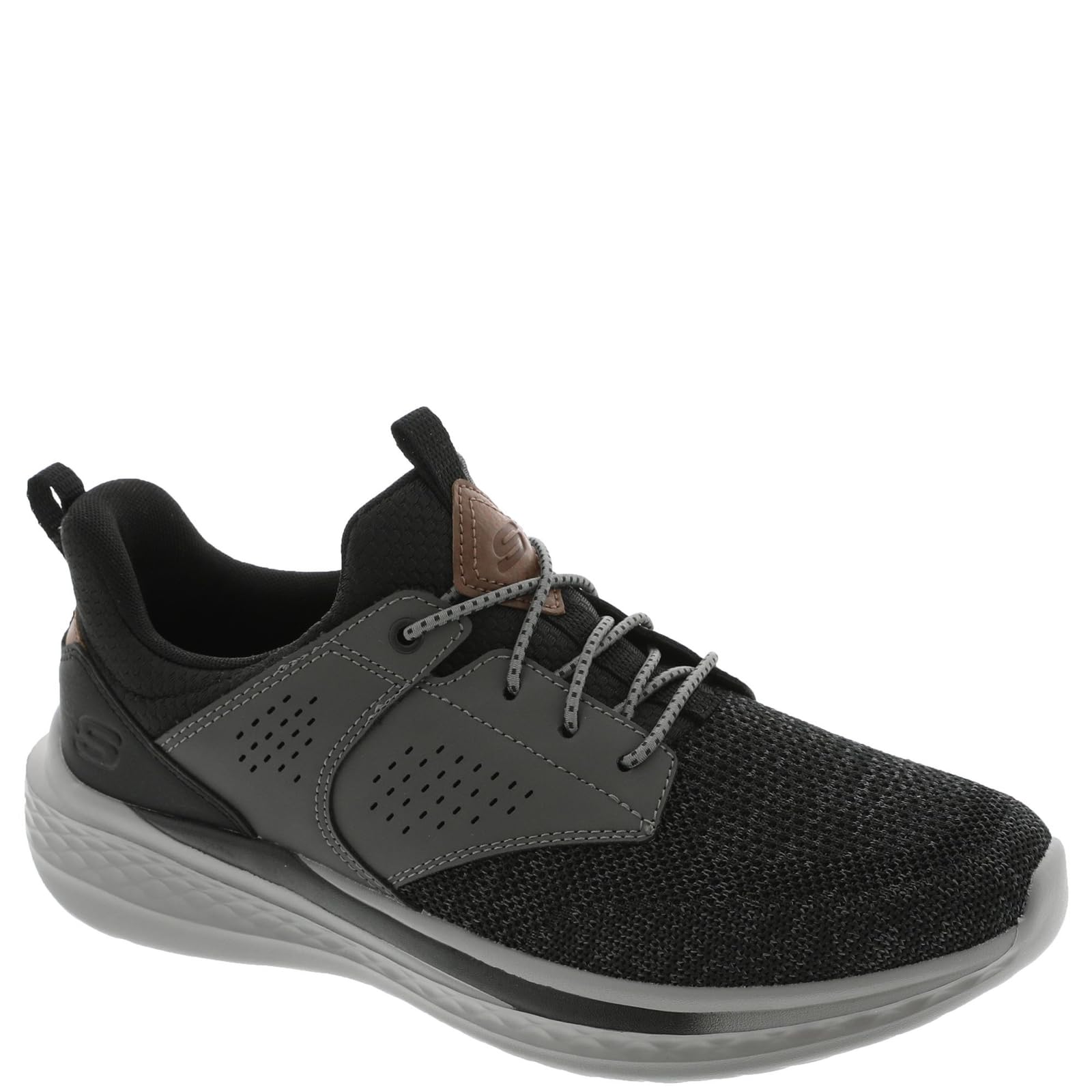 کتانی مردانه Skechers Slade - Breyer، سایز 43 (EU)، رنگ مشکی/خاکستری