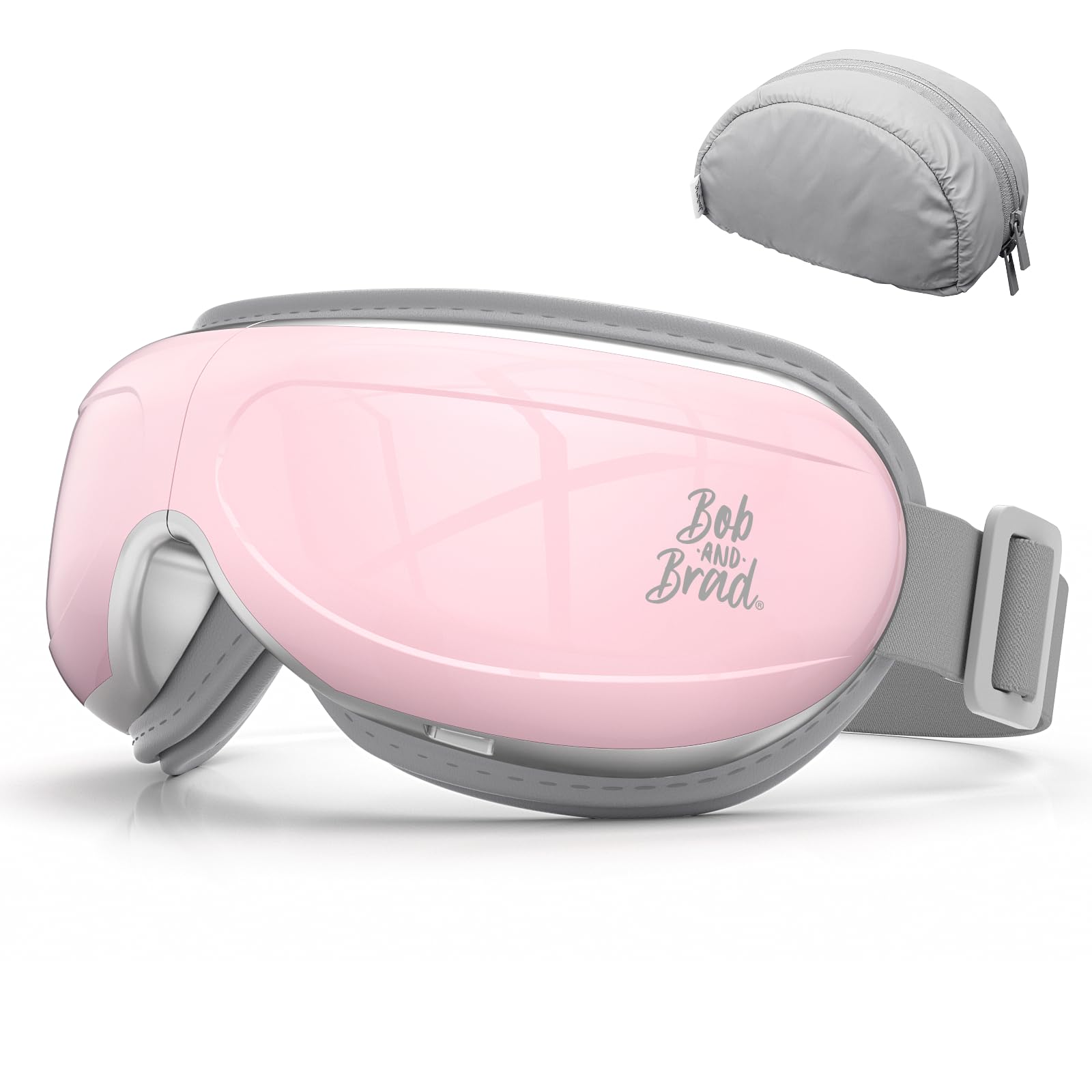 ماساژور چشم BOB AND BRAD قابلیت سرپرستی FSA / HSA را دارا است، ماساژور معنوی چشم EyeOasis 2 با گرما، ماسک هوشمند چشم برای میگرن با موزیک بلوتوث، کاهش چشم خشک و بهبود خواب، هدایای تولد برای زنان مادر همسر صورتی
