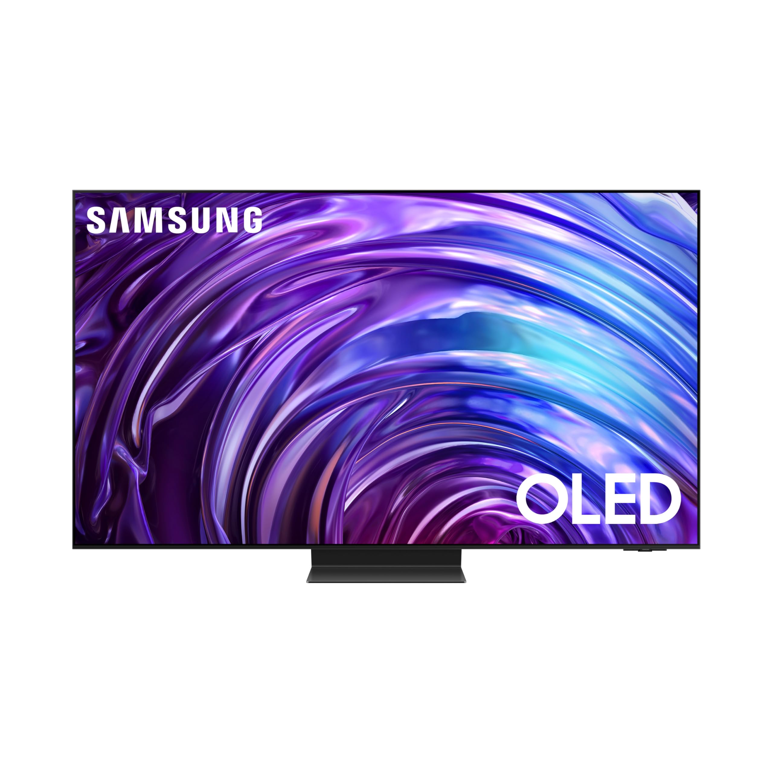 تلویزیون هوشمند سامسونگ، تلویزیون بزرگ، OLED، S95D، 77 اینچ، 2024، پردازنده AI Gen2 NQ4، بدون تابش OLED، HDR Pro OLED، Samsung TV Plus، مشکی گرافیتی، QA77S95DAUXZN 77 اینچ 2024 OLED 4K (با جعبه اتصال) سری 9