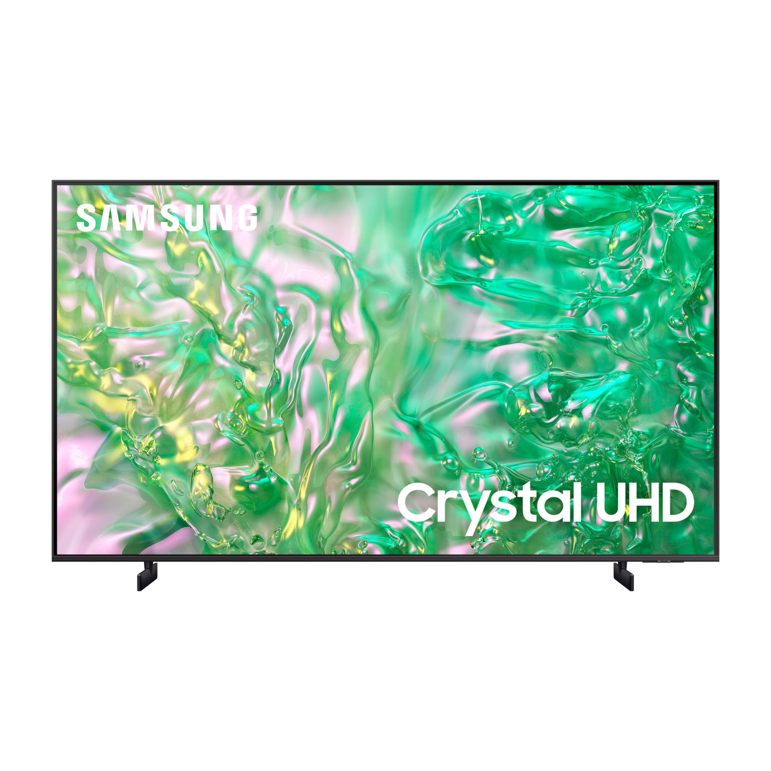 تلویزیون سامسونگ 55 اینچ Crystal UHD، مدل DU8000، با کیفیت 4K، رنگ‌های دینامیک کریستال، طراحی AirSlim، امنیت Samsung Knox، Samsung TV Plus، تلویزیون هوشمند Tizen، مدل UA55DU8000UXZN (نسخه 2024 - امارات متحده)