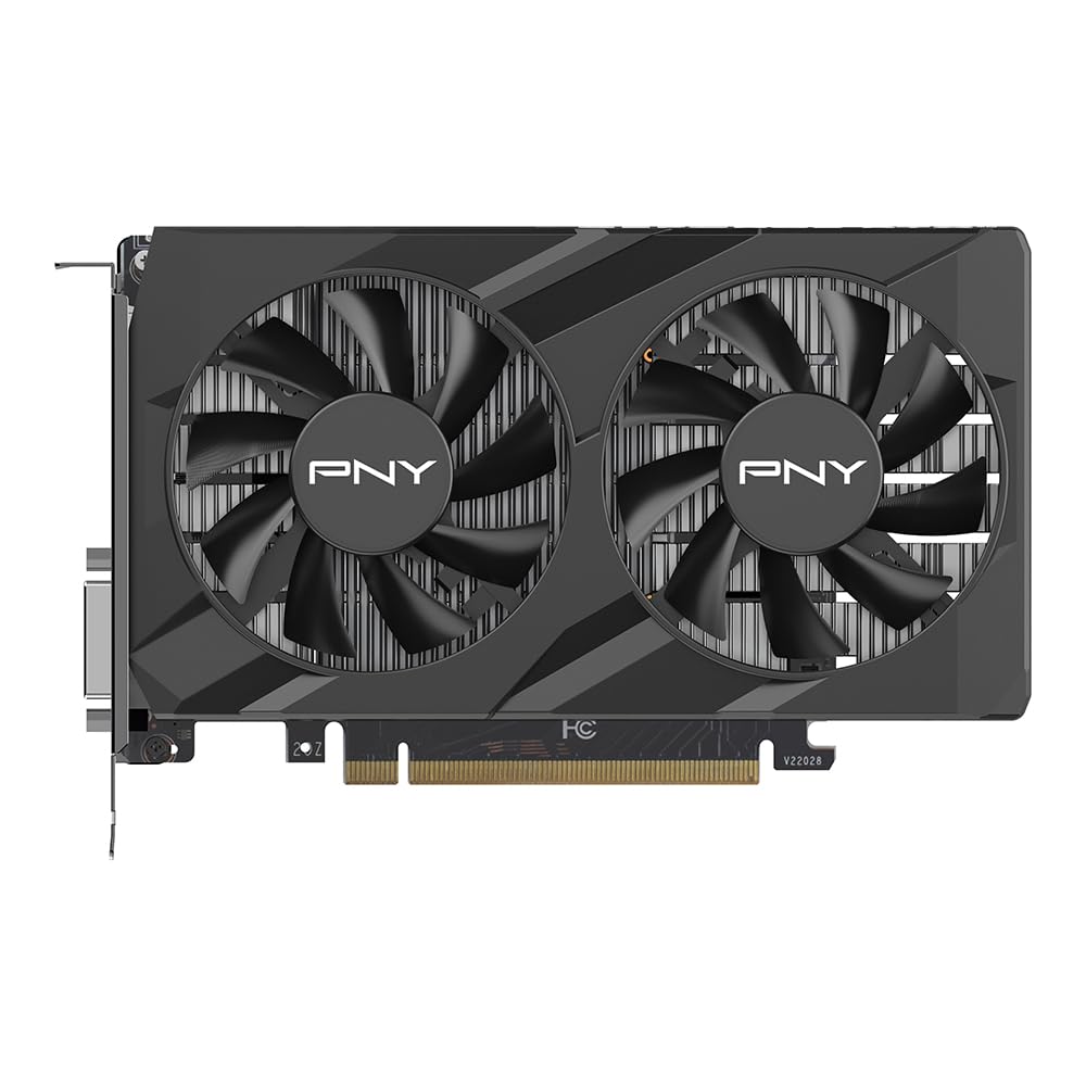 کارت گرافیک دو چرخه با دو فن PNY GeForce RTX™ 3050 6GB VERTO