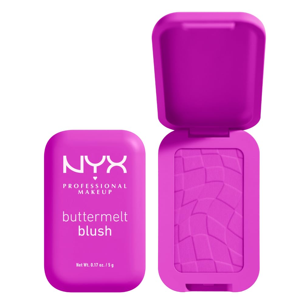 افسانه‌وار حسابی‌از NYX Professional Makeup Buttermelt Blush، روزمره پودر رومیزی، تا ۱۲ ساعت روی پوست باقی می‌ماند، از رنگ پریسا و چرخواره، همه چیز «باتا» است.