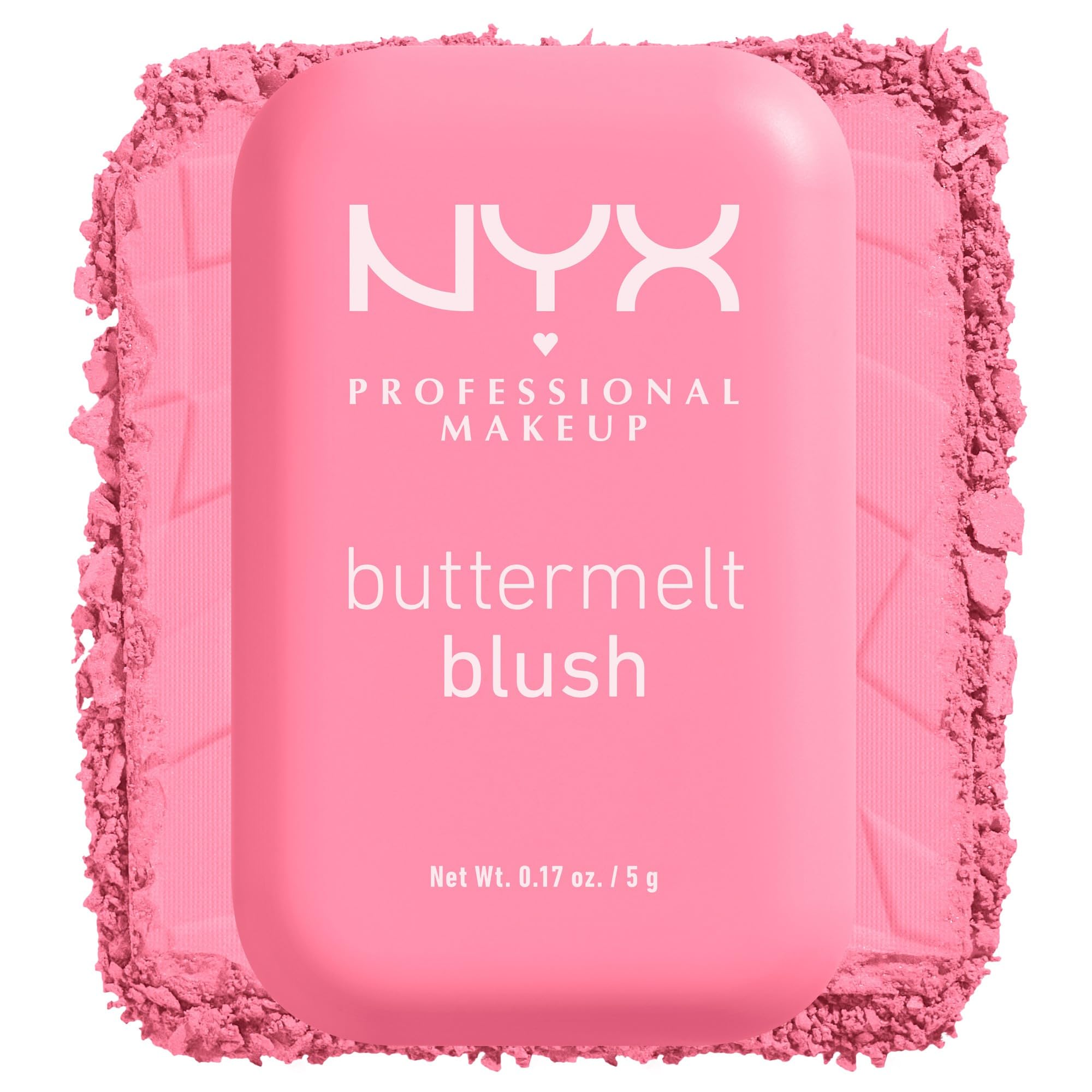 رژگونه پودری NYX Professional Makeup Buttermelt، تا ۱۲ ساعت کارایی، مقاوم در برابر پارگی و انتقال، Butta Together.