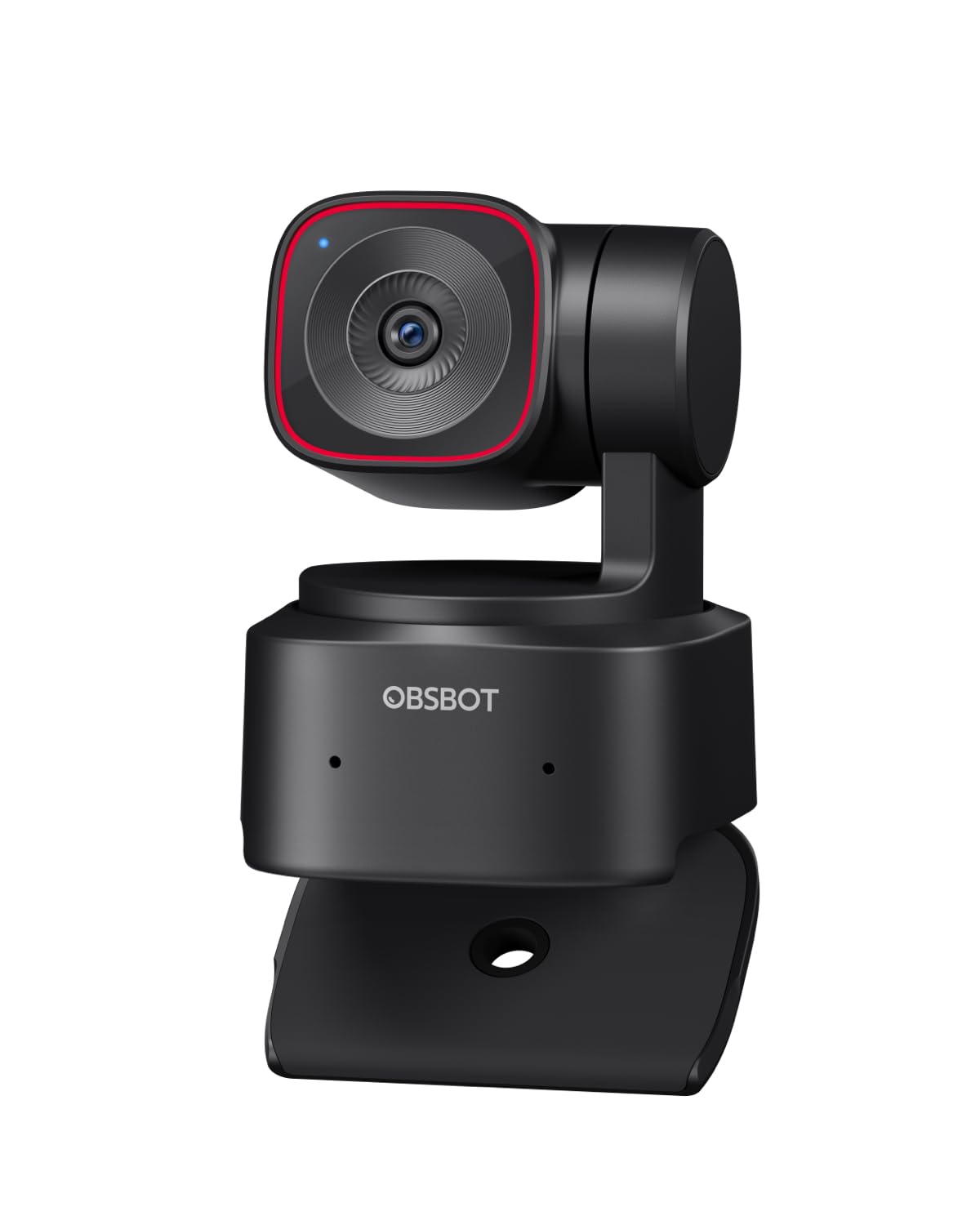 دوربین وب OBSBOT Tiny 2 Lite - 4K برای کامپیوتر، دوربین استریمینگ PTZ با سنسور 1/2 اینچ، پیگیری هوشمند، کنترل حرکات با اشاره، 60 فریم در ثانیه، HDR، میکروفن‌های کاهش نویز، کار می‌کند با کنفرانس‌ها، جلسات زوم