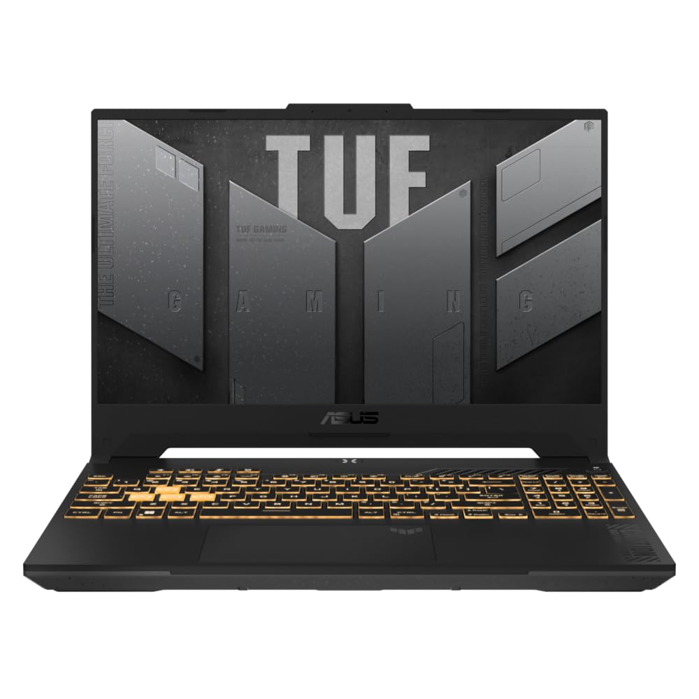 اسوس TUF Gaming F15، پردازنده اینتل Core i7-13620H نسل 13، 16 گیگابایت رم 512 گیگابایت حافظه اس‌اس‌دی، گرافیک GeForce RTX 4050 با 6 گیگابایت، لپ‌تاپ ویندوز ۱۱ با صفحه نمایش فول اچ‌دی 15.6 اینچی، رنگ خاکستری