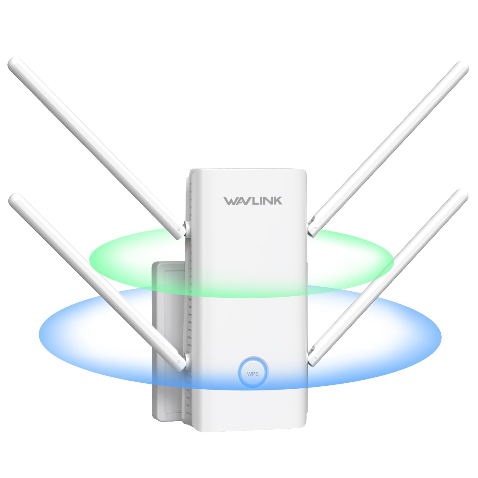 تقویت‌کننده سیگنال WAVLINK AX3000 WiFi 6 برای منزل، دو بانده (5GHz/2.4GHz) با سرعت 3000Mbps، با پورت اترنت گیگابیت، نقطه دسترسی، راه‌اندازی با 1 ضربه