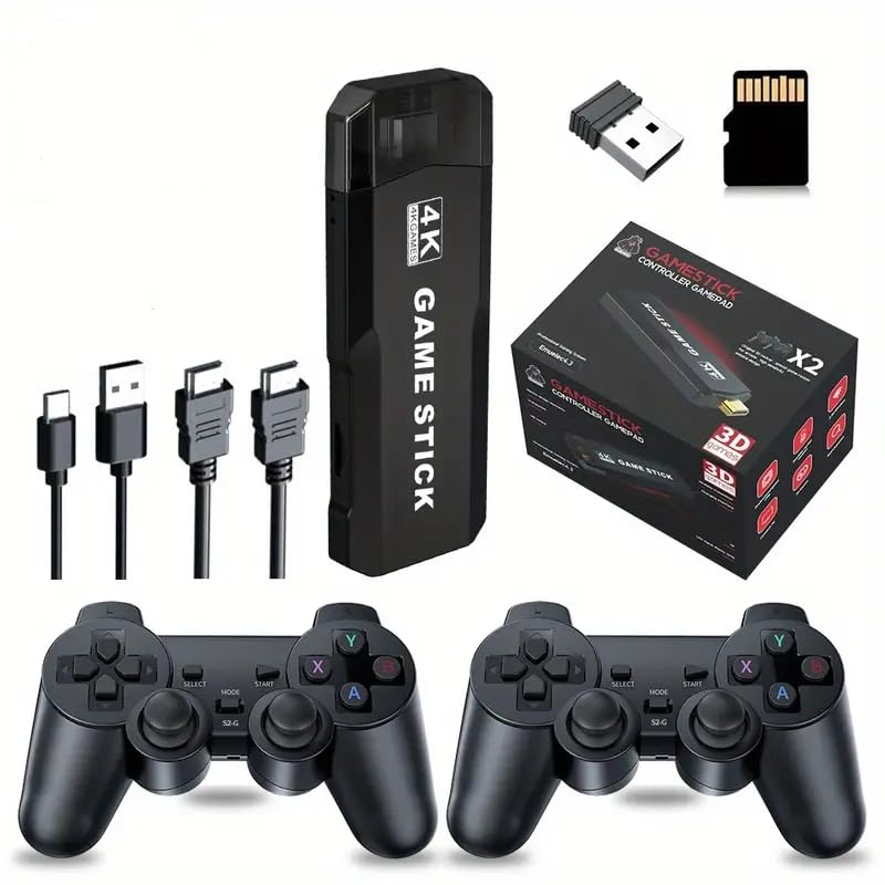 NEW GD10 TV Game Stick 4K HD 3D Video Game Console Built-in 64GB X2 30000 Games Retro Handheld Game Console for PS1/PSP/GBA/N64/SEG

تی وی گیم استیک GD10 تازه -‌ با کیفیت 4K HD و سه‌بعدی کنسول بازی ویدئویی با حافظه‌ داخلی 64GB X2 و 30000 بازی رترو دستی برای PS1/PSP/GBA/N64/SEG