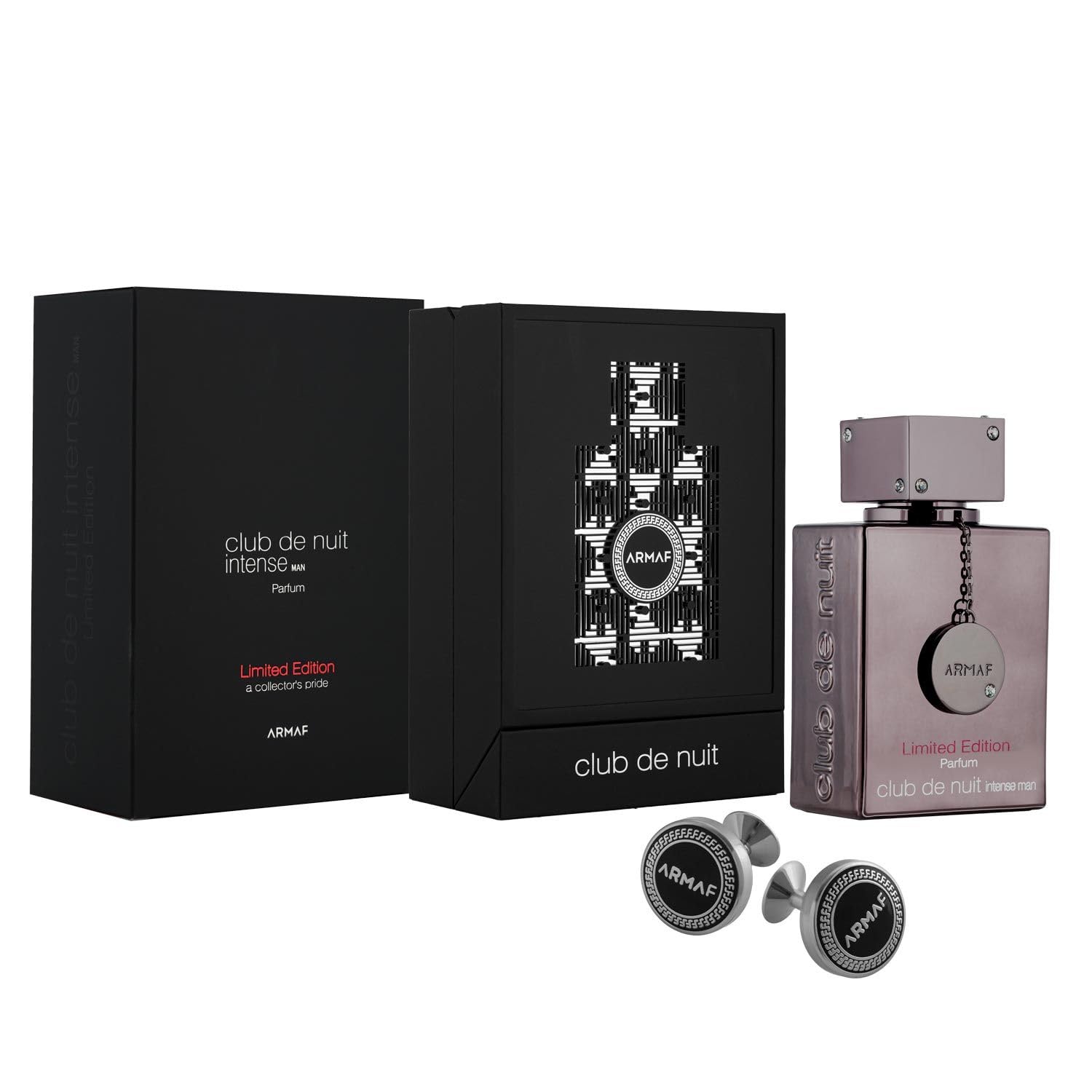 عطر Armaf Club De Nuit Intense Limited Edition برای مردان اسپری، 3.6 اونس (با منشیت)