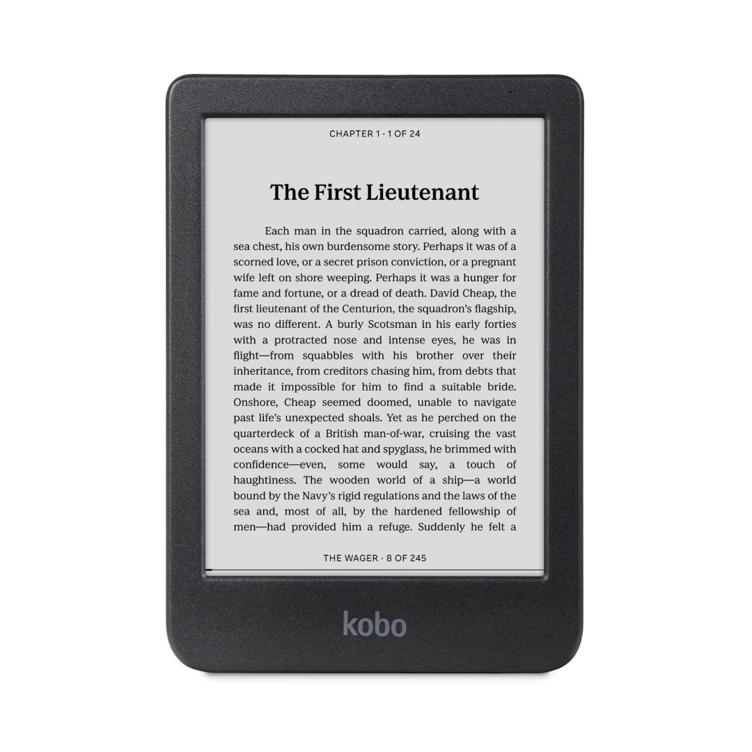 کتاب الکترونیکی Kobo Rakuten N365-KU-BK-K-EP مشکی 16 گیگابایت
