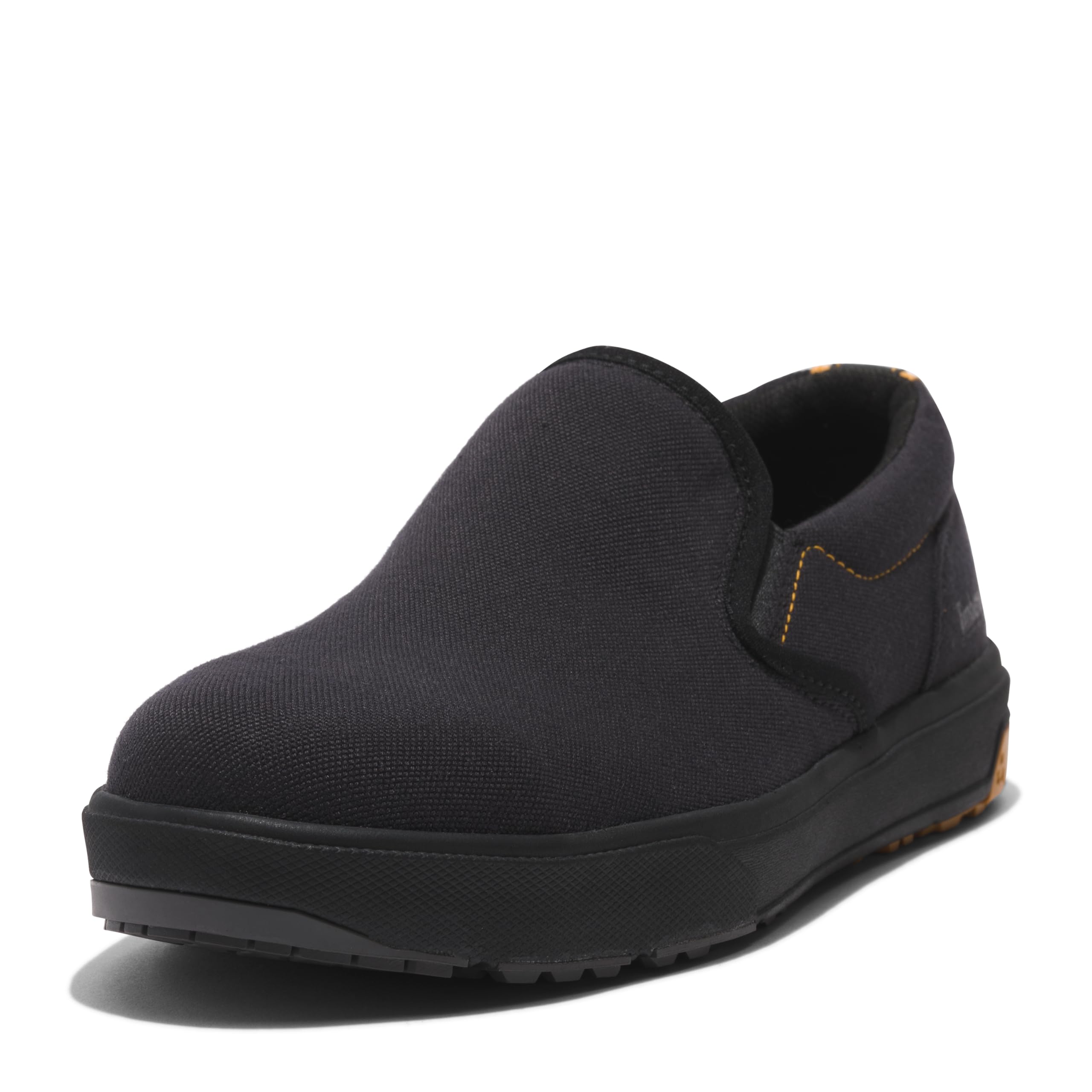 کفش کاری آسیب‌های ایمنی ترکیبی Timberland PRO Men's Berkley Slip-on با قسمت مقطع ایمنی 35.5 اوروپایی خاکستری/زرد-2024 جدید