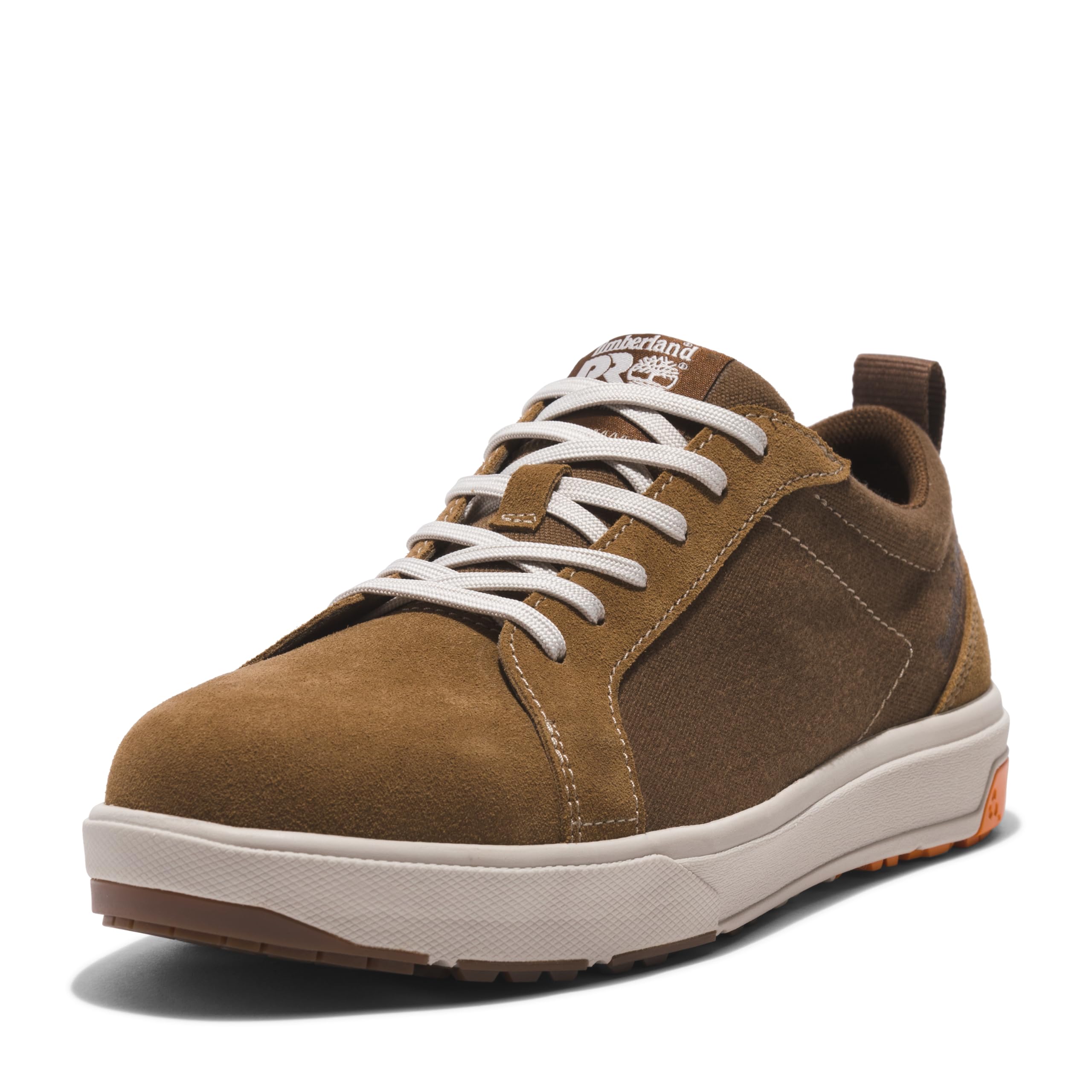 کفش کاری آسیب‌پذیر برلی اکسفورد Timberland PRO با سرپوش ایمنی کامپوزیت برای مردان شغلی صنعتی در سایز 42 اروپا رنگ قهوه‌ای/بژ