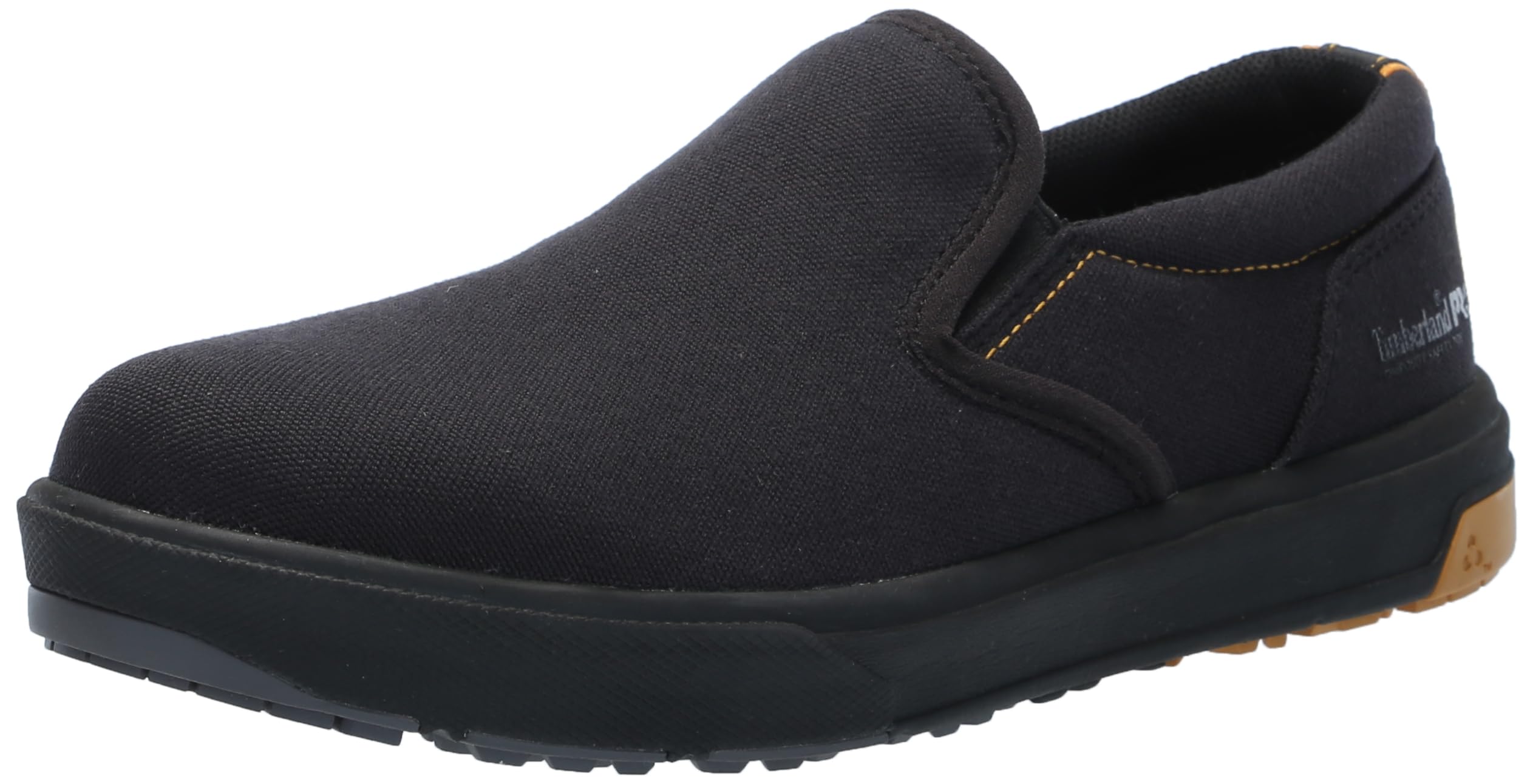 کفش کاری غیررسمی صنعتی ایمنی مردانه Timberland PRO Berkley Slip-on با سرپوش ایمنی کامپوزیت، اندازه 36 اروپا، رنگ خاکستری/زرد، طرح جدید 2024