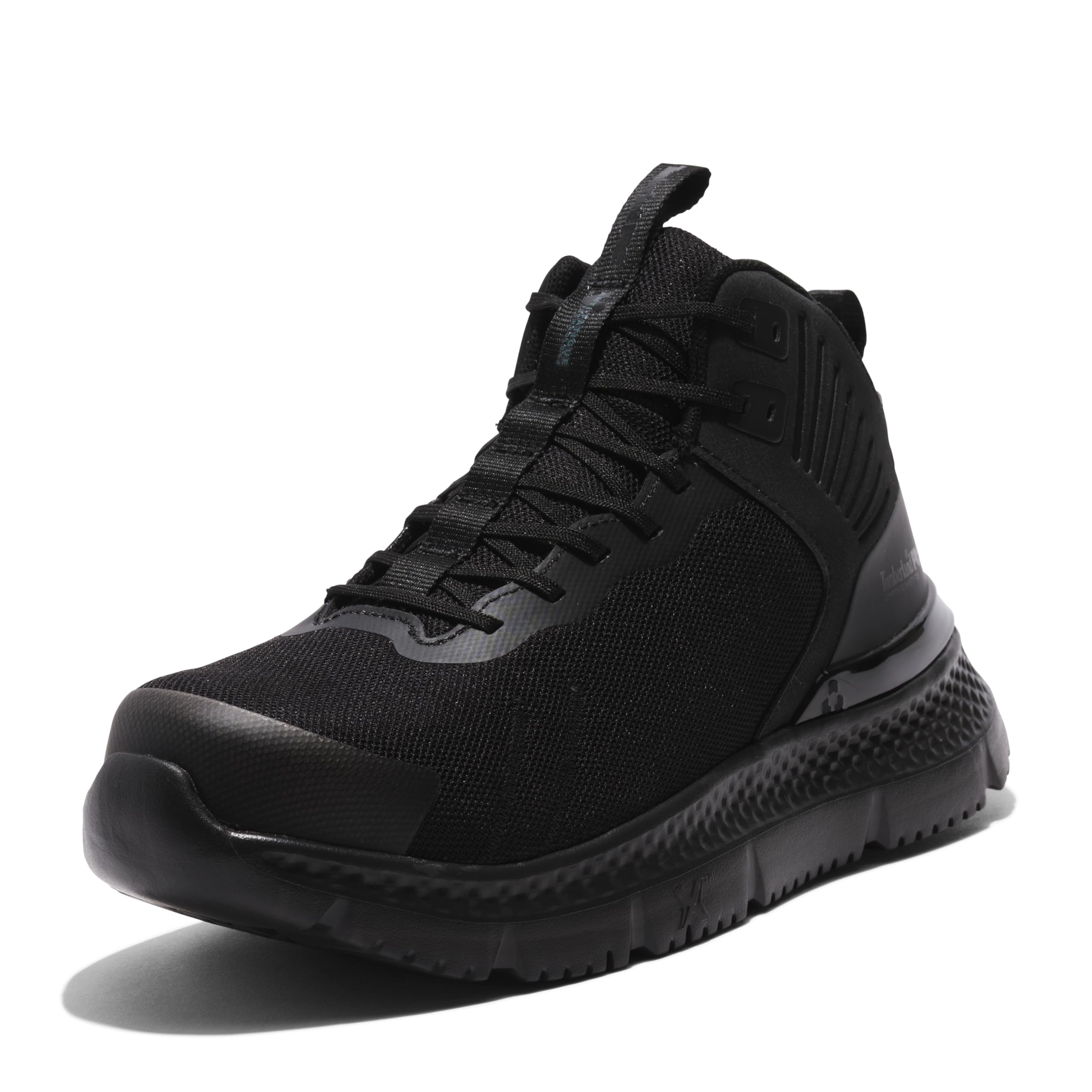 کفش کاری صنعتی آسیب‌پذیر Timberland PRO Setra Mid با نوک ایمنی کامپوزیت مردانه با سایز ۳۸ اروپا، رنگ مشکی-۲۰۲۴ جدید