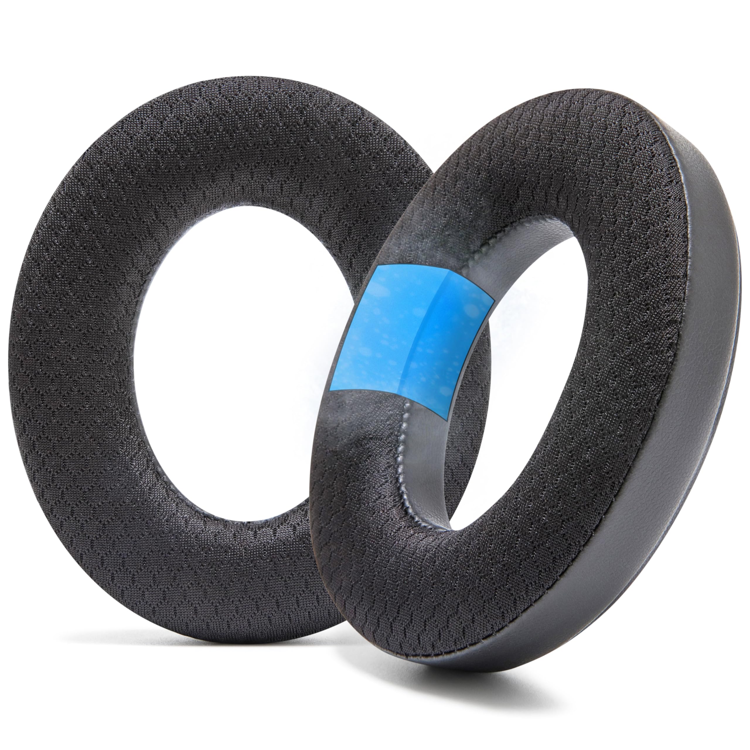 پد گوشی یخ‌زده WC Freeze Momentum 4 - برای هدفون بی‌سیم Sennheiser Momentum 4 Over Ear توسط Wicked Cushions - افزایش راحتی، ضخامت و عایق صدای برتر برای گوش‌نوازی حماسی | مشکی