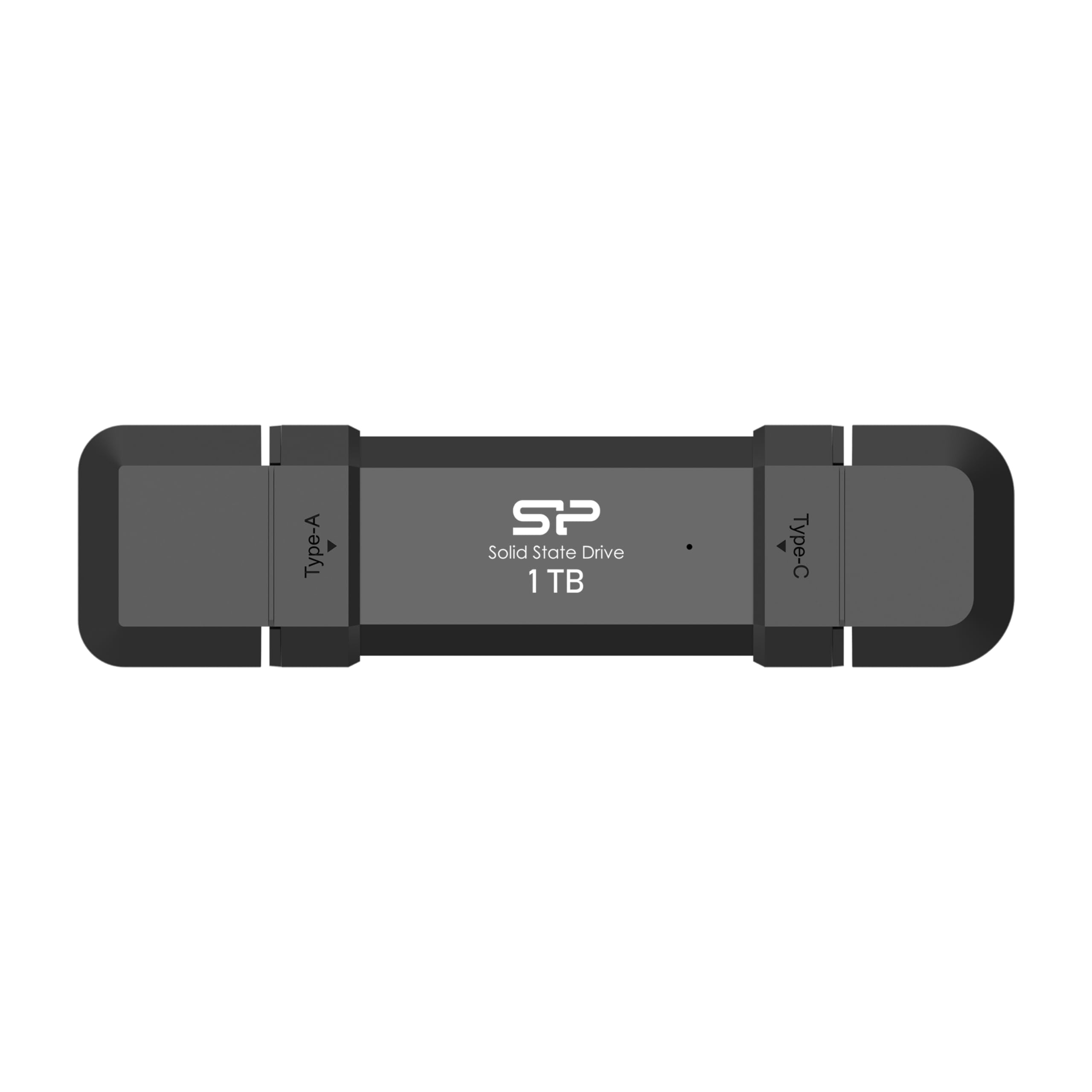 SP سیلیکون پاور 1TB DS72 درایو جامد حالت جامد SSD قابل حمل USB 3.2 نوع C/A نوع سیستم (سیاه)