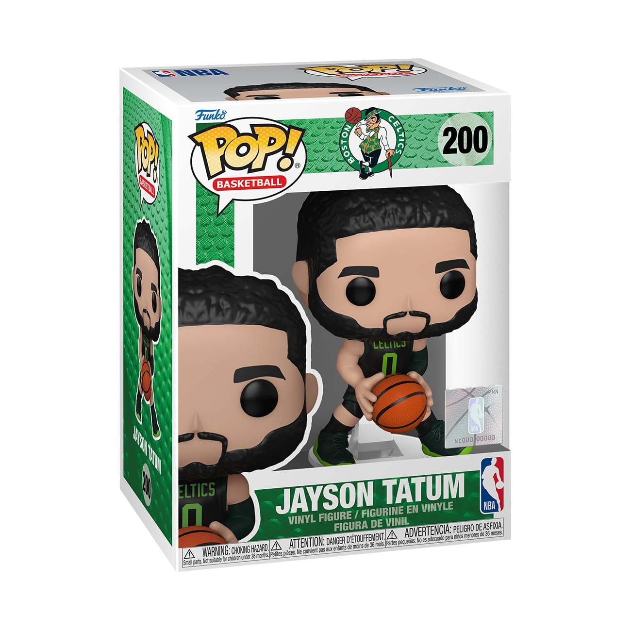 فانکو پاپ NBA: بوستون سلتیک - جیسون تیتوم - (نسخه شهری 24-25) - مجسمه وینیلی قابل جمع‌آوری - ایده هدیه - کالاهای رسمی - اسباب بازی برای کودکان و بزرگسالان - طرفداران ورزش - مدل مجسمه برای جمع‌آوران