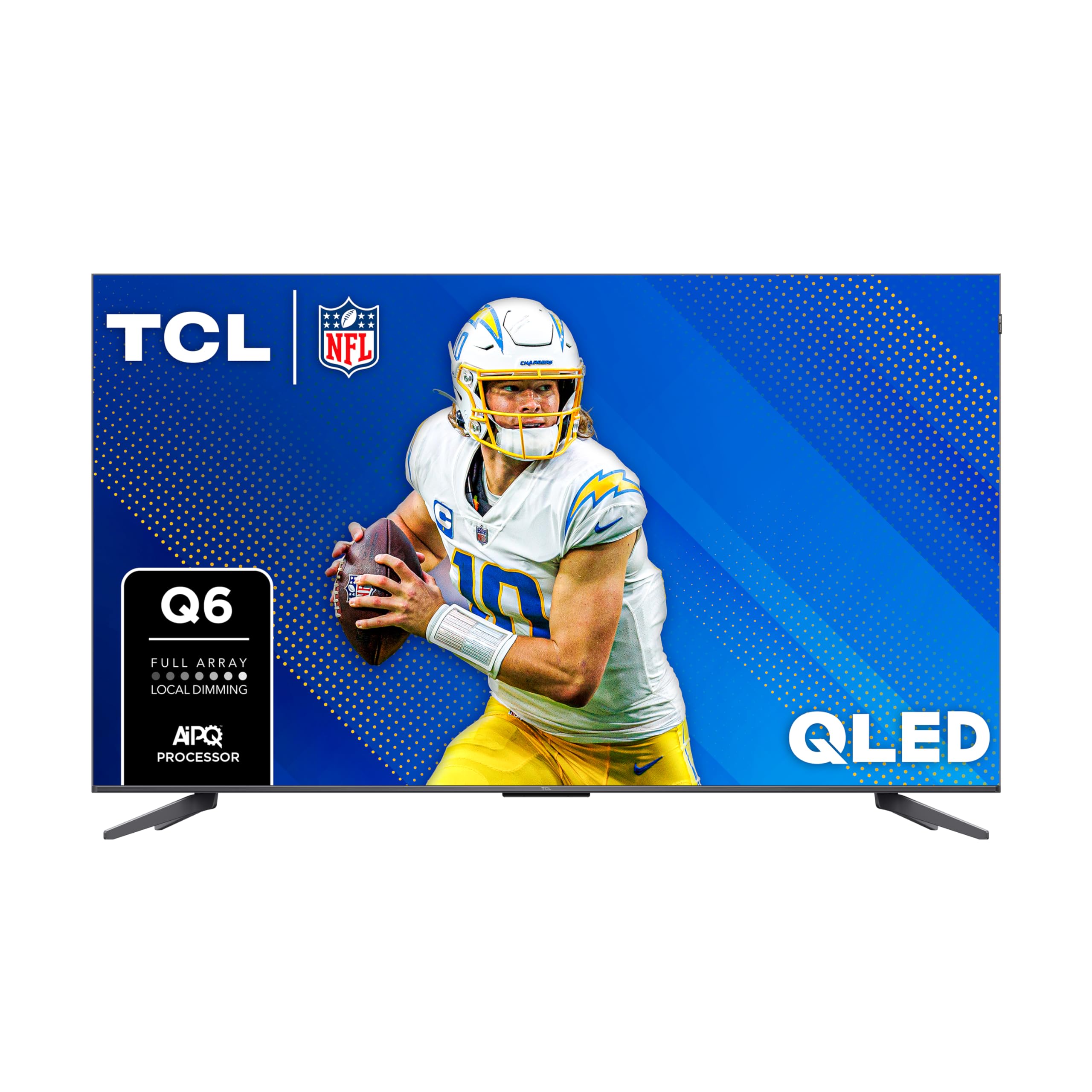 تلویزیون هوشمند TCL 65 اینچ Q68 QLED Pro 4K UHD با Google TV (مدل 65Q681G، سال 2024) Dolby Vision، Dolby Atmos، HDR Pro، شتاب دهنده بازی تا 120Hz، ریموت صوتی، سازگار با الکسا، تلویزیون استریمینگ 65 اینچی تنها از منظر تلویزیون